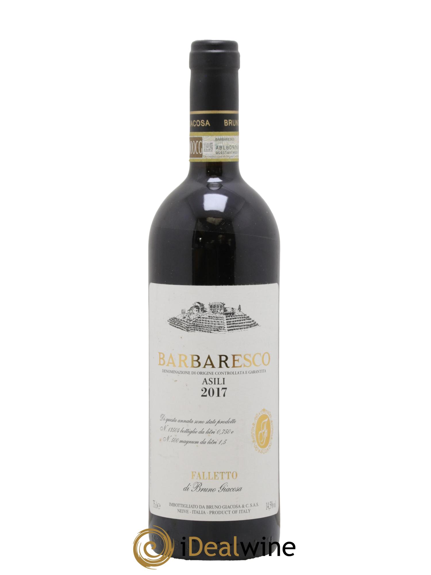 Barbaresco DOCG Asili Azienda Agricola Falletto di Bruno Giacosa 2017 - Lotto di 1 bottiglia - 0