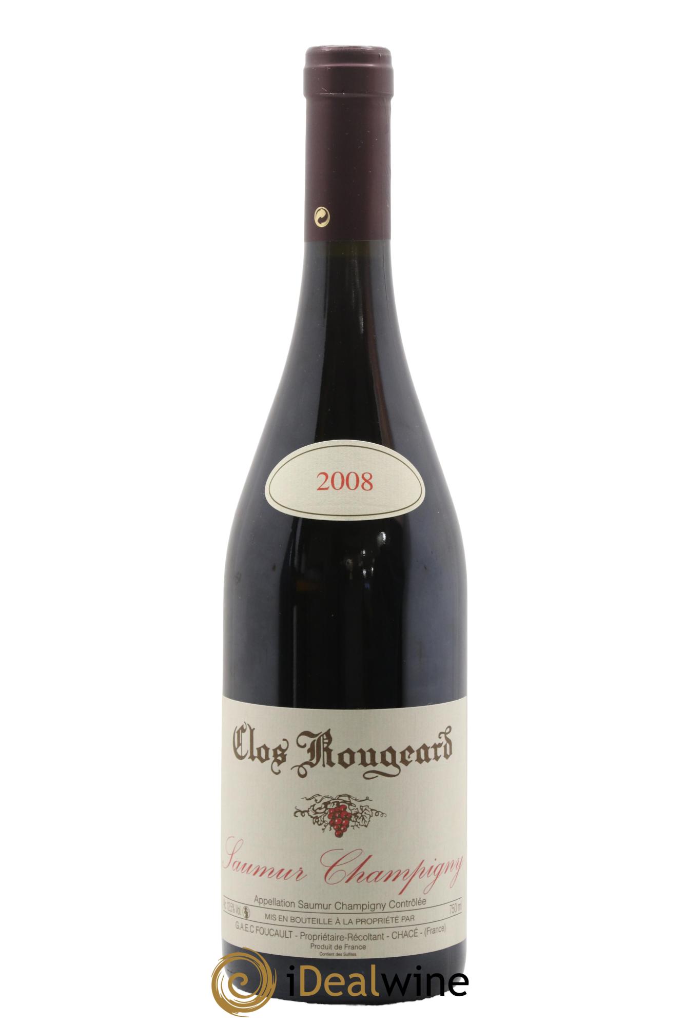 Saumur-Champigny Clos Rougeard 2008 - Lot of 1 bottle - 0