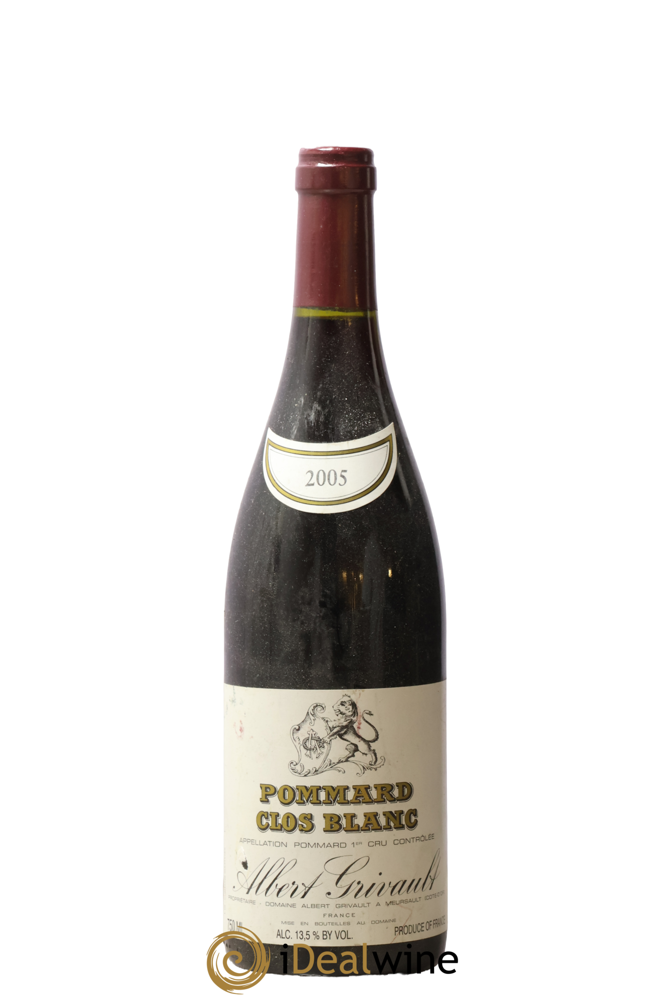 Pommard 1er Cru Clos Blanc Albert Grivault 2005 - Lot de 1 bouteille - 0