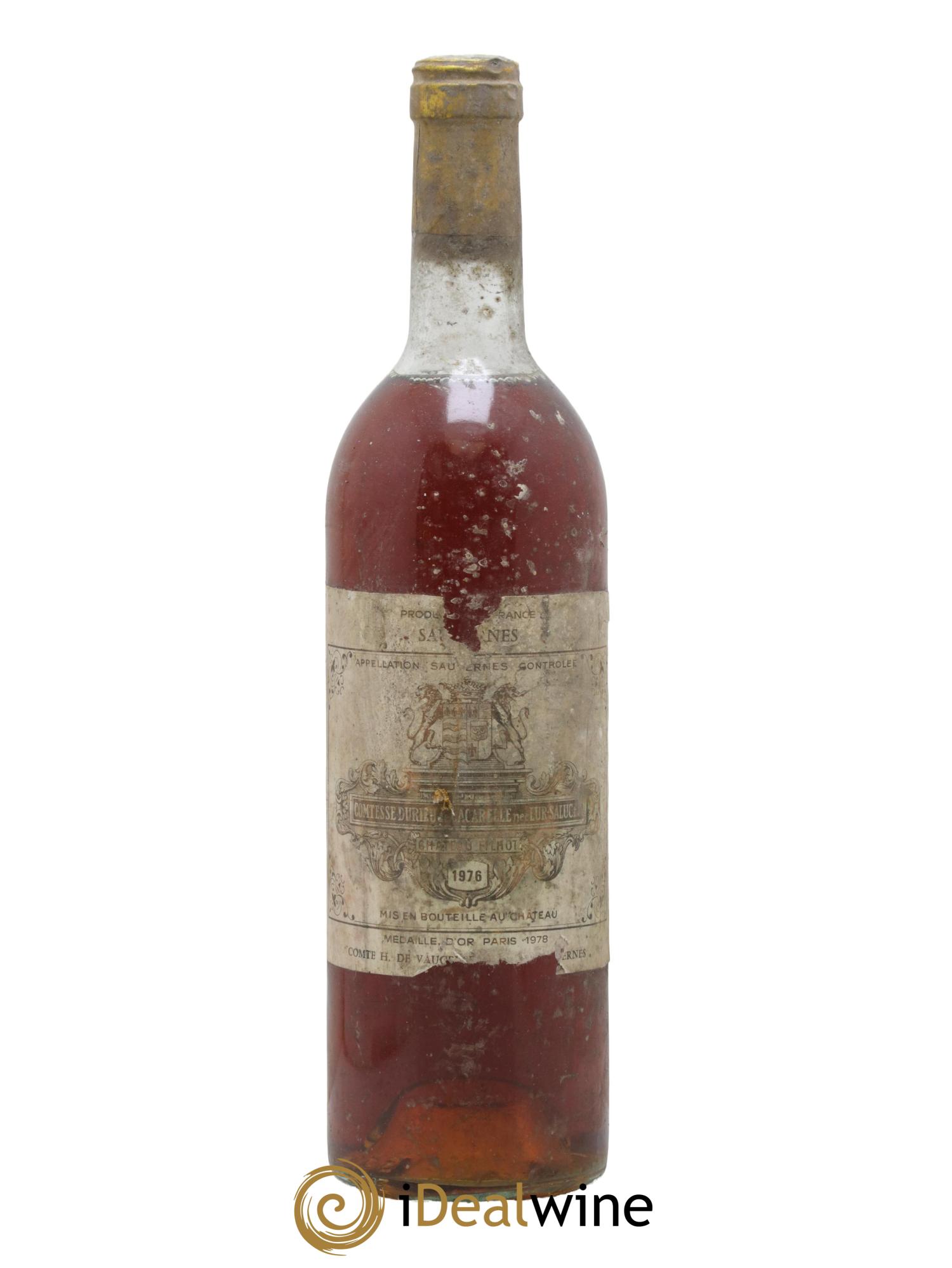 Château Filhot 2ème Grand Cru Classé 1976 - Lotto di 1 bottiglia - 0