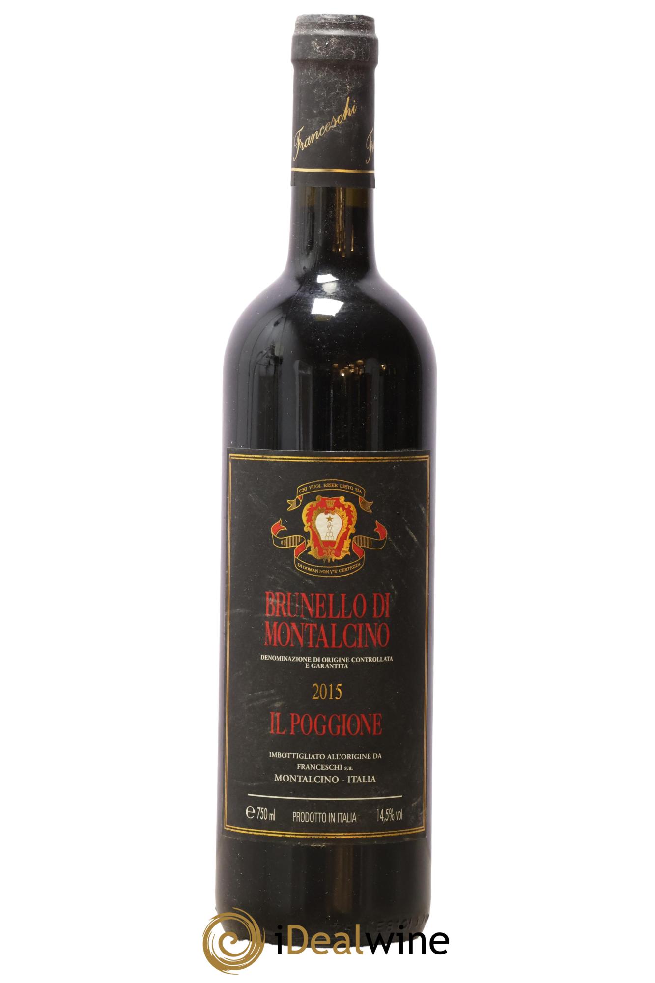 Brunello di Montalcino DOCG Il Poggione Lavinio Franceschi 2015 - Posten von 1 Flasche - 0