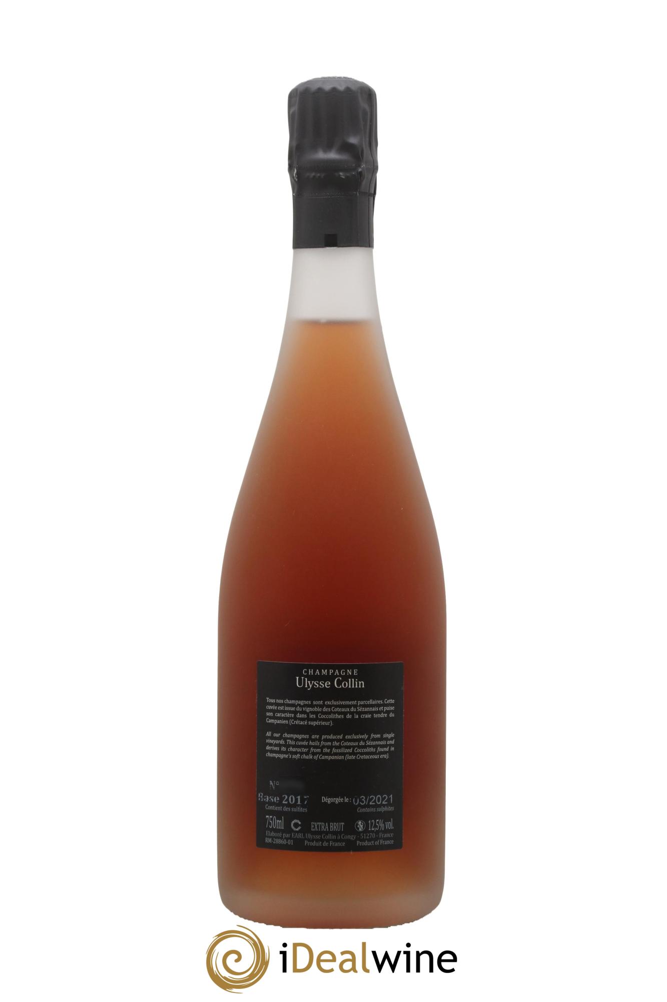 Les Maillons Extra-Brut Rosé de Saignée Ulysse Collin - Lot of 1 bottle - 1