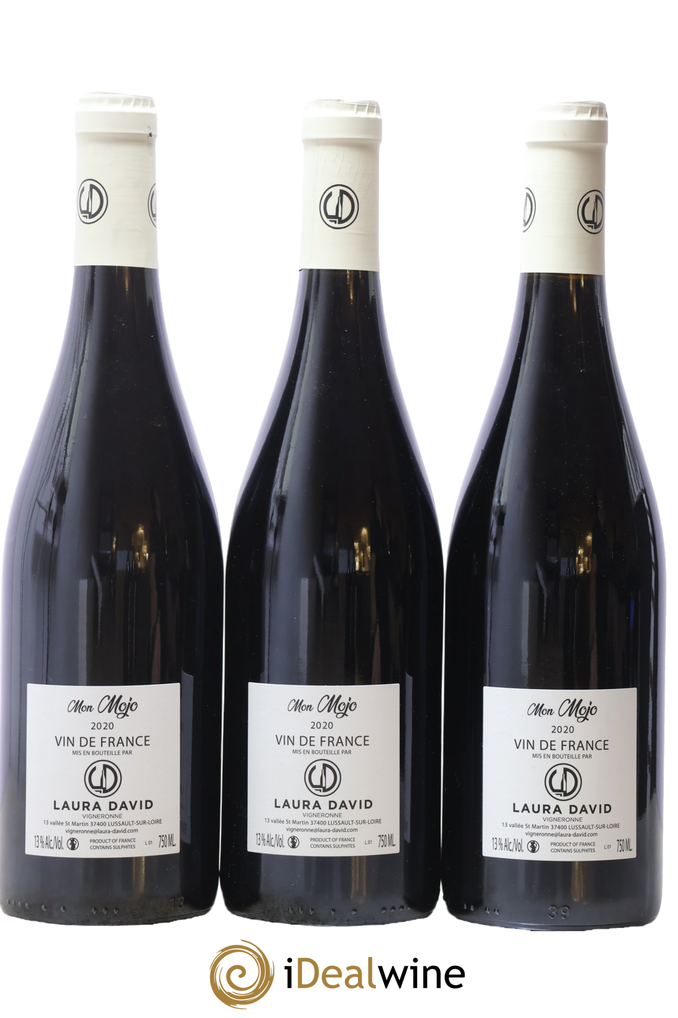 Vin de France Mon Mojo Laura David 2020 - Posten von 3 Flaschen - 1