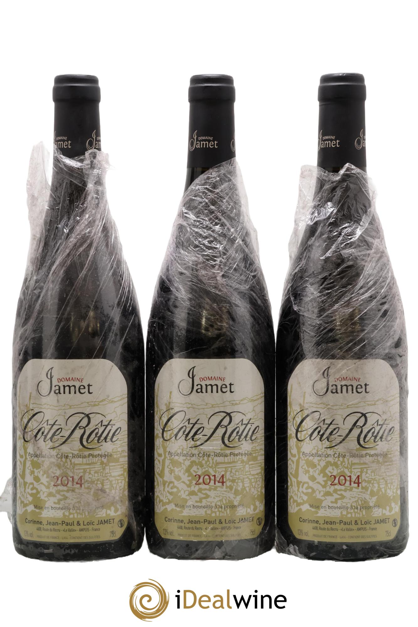 Côte-Rôtie Jamet (Domaine) 2014 - Lot de 3 bouteilles - 0