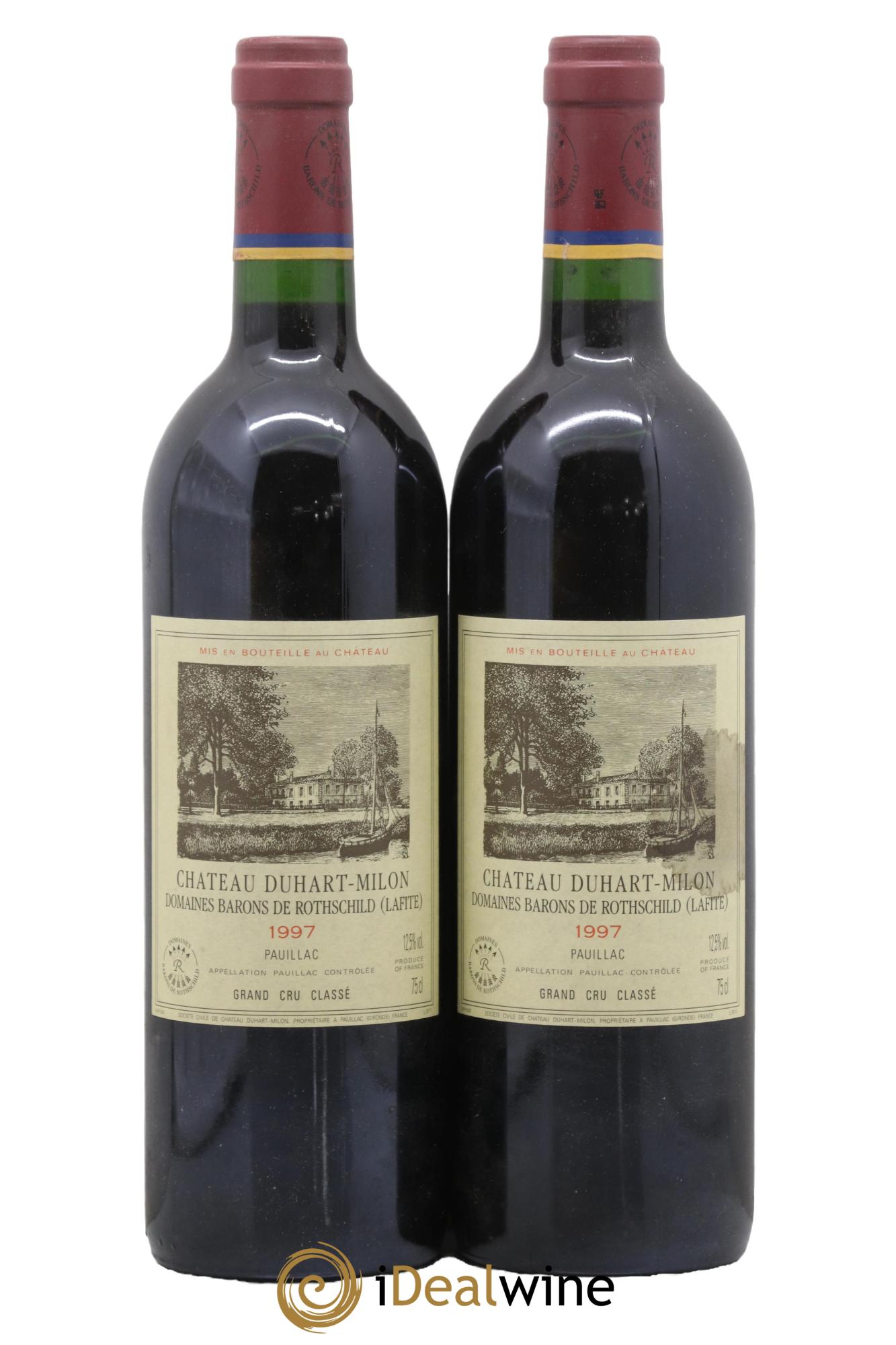 Château Duhart-Milon 4ème Grand Cru Classé 1997 - Lot of 2 bottles - 0