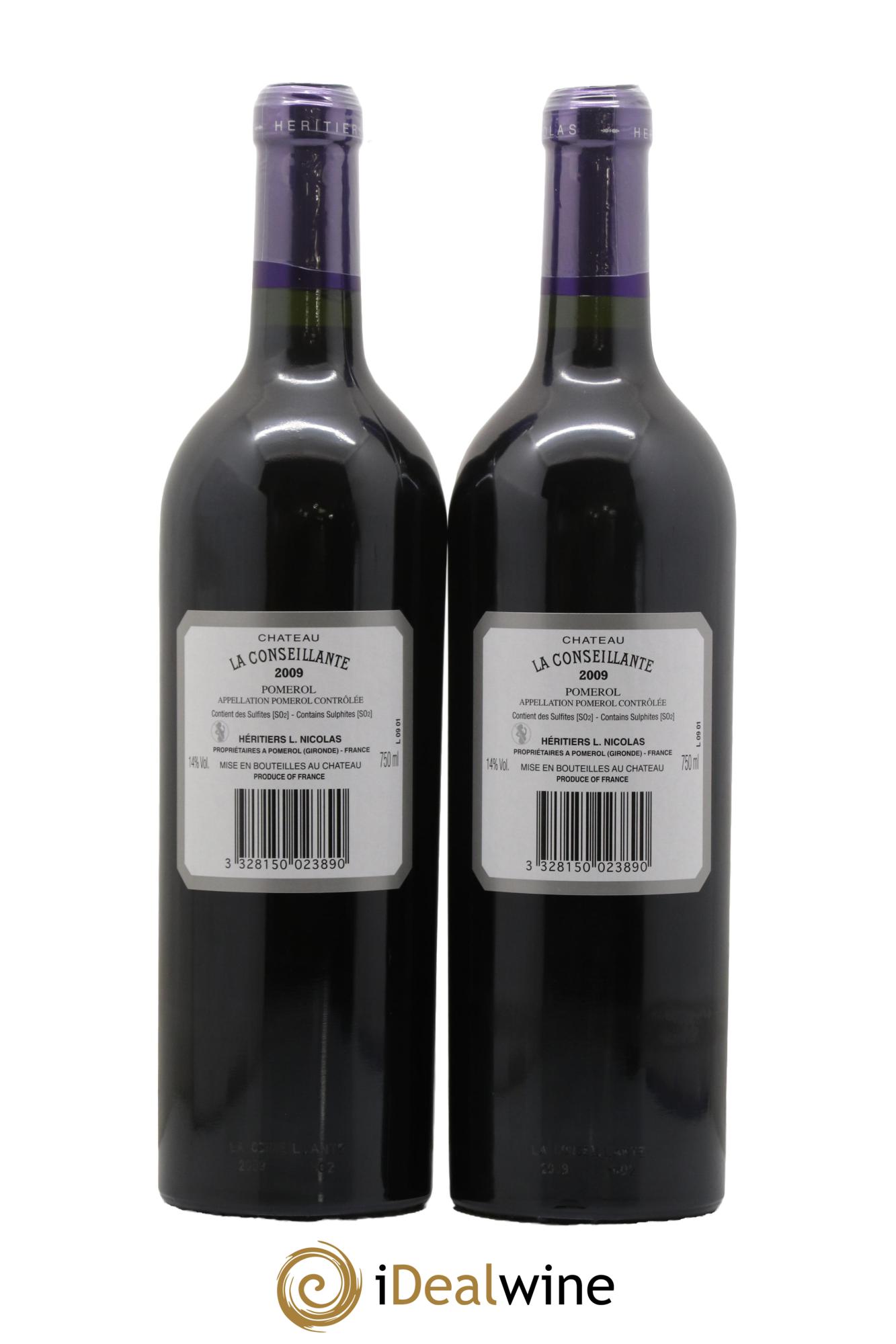 Château la Conseillante 2009 - Lotto di 2 bottiglie - 1