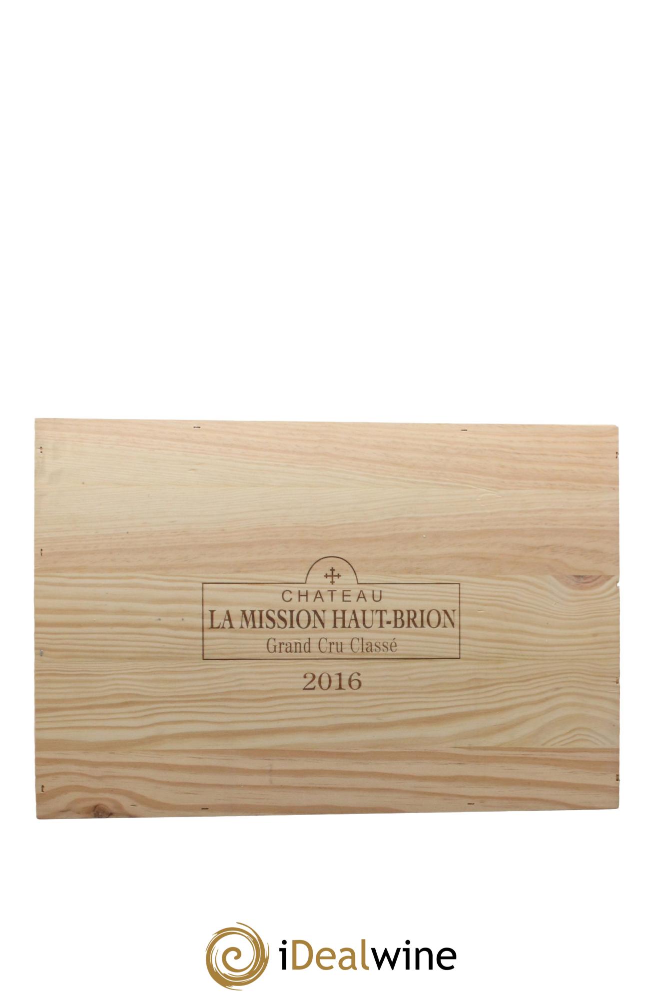 Château la Mission Haut-Brion Cru Classé de Graves 2016 - Lot de 6 bouteilles - 6