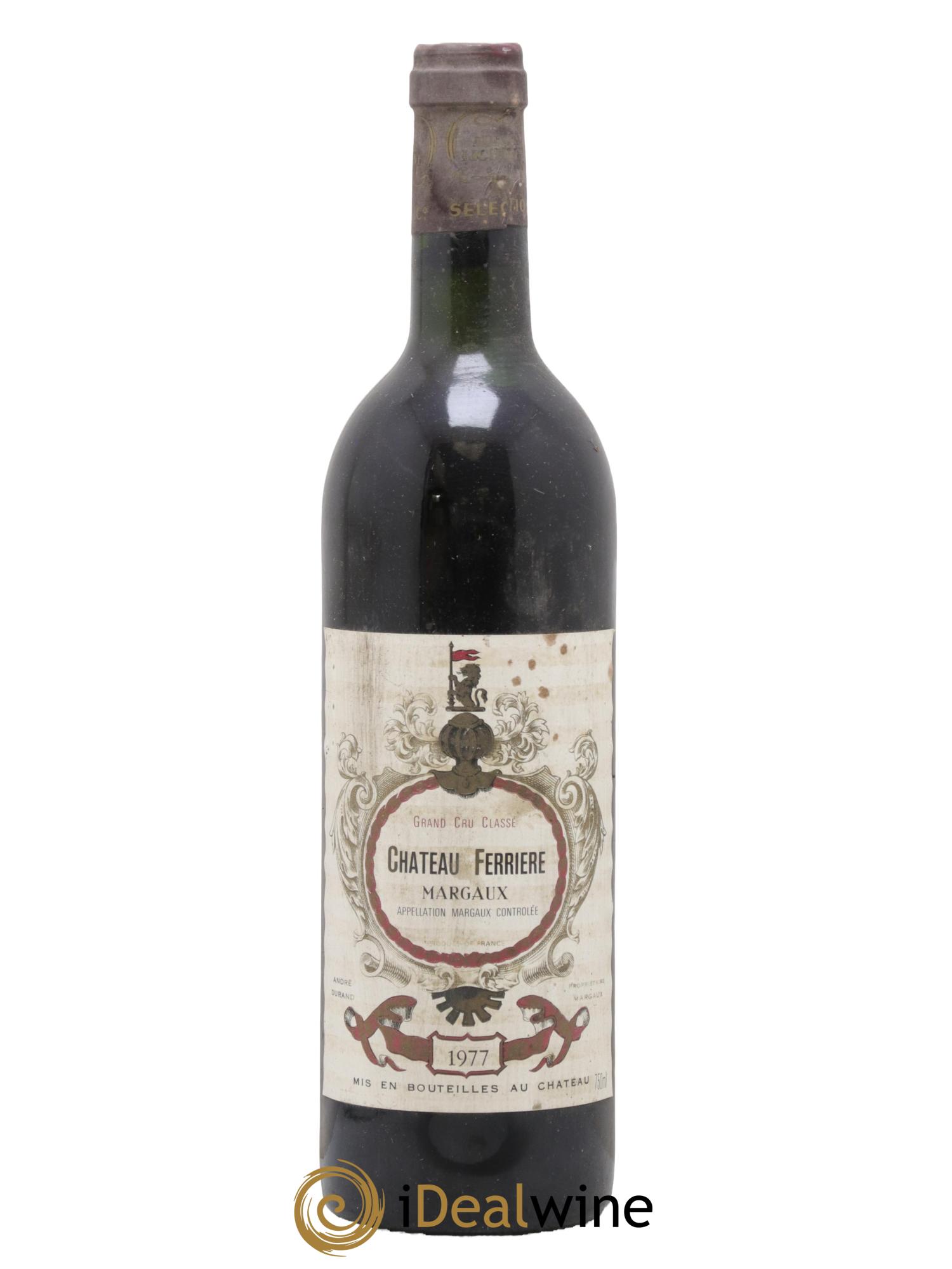 Château Ferrière 3ème Grand Cru Classé 1977 - Lot of 1 bottle - 0