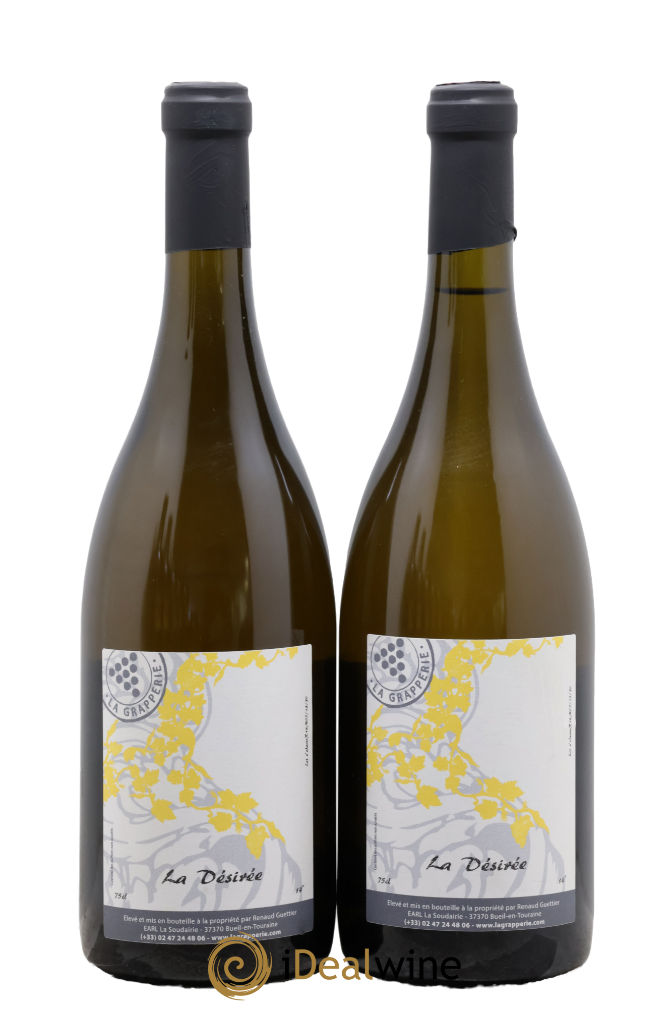 Vin de France La Désirée La Grapperie 2018 - Lot of 2 bottles - 0
