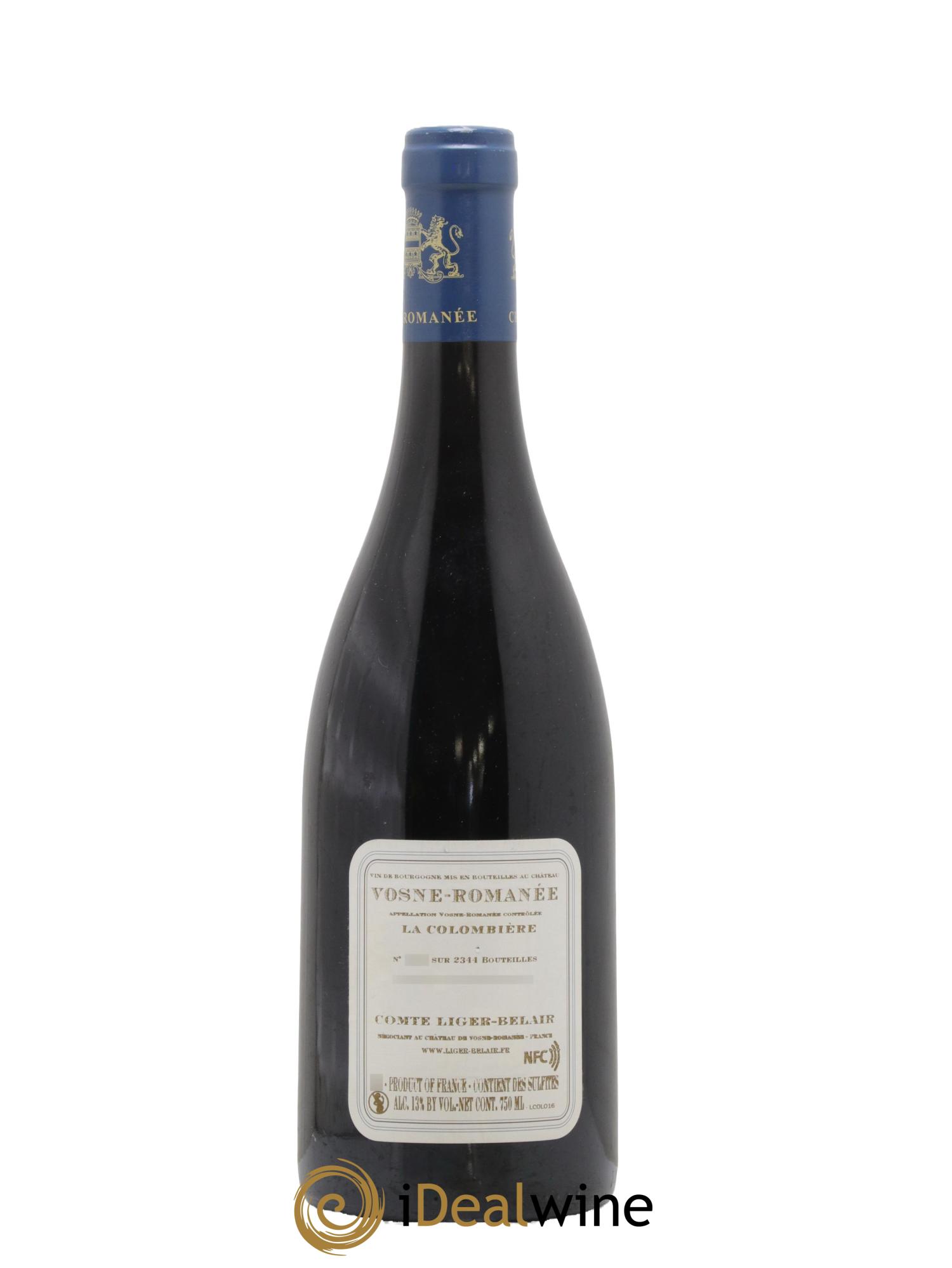 Vosne-Romanée La Colombière Comte Liger-Belair (Domaine du) 2016 - Lot de 1 bouteille - 1