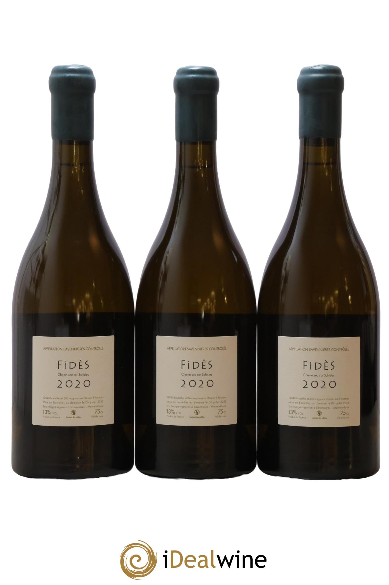 Savennières Fidès Eric Morgat 2020 - Posten von 3 Flaschen - 1