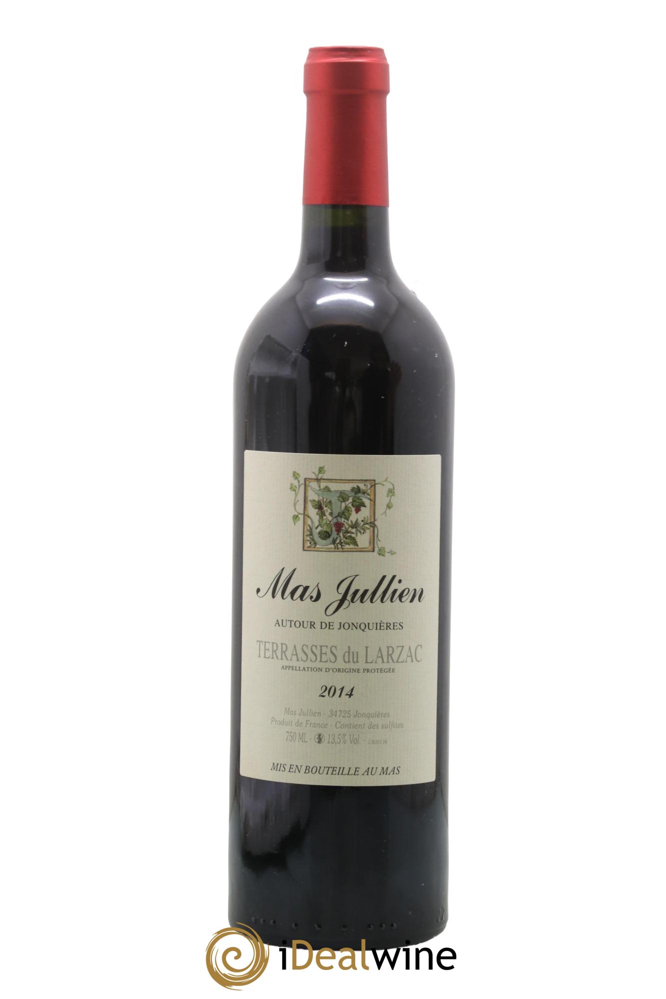 Coteaux du Languedoc - Terrasses du Larzac Mas Jullien Autour de Jonquières Olivier Jullien 2014 - Lot de 1 bouteille - 0