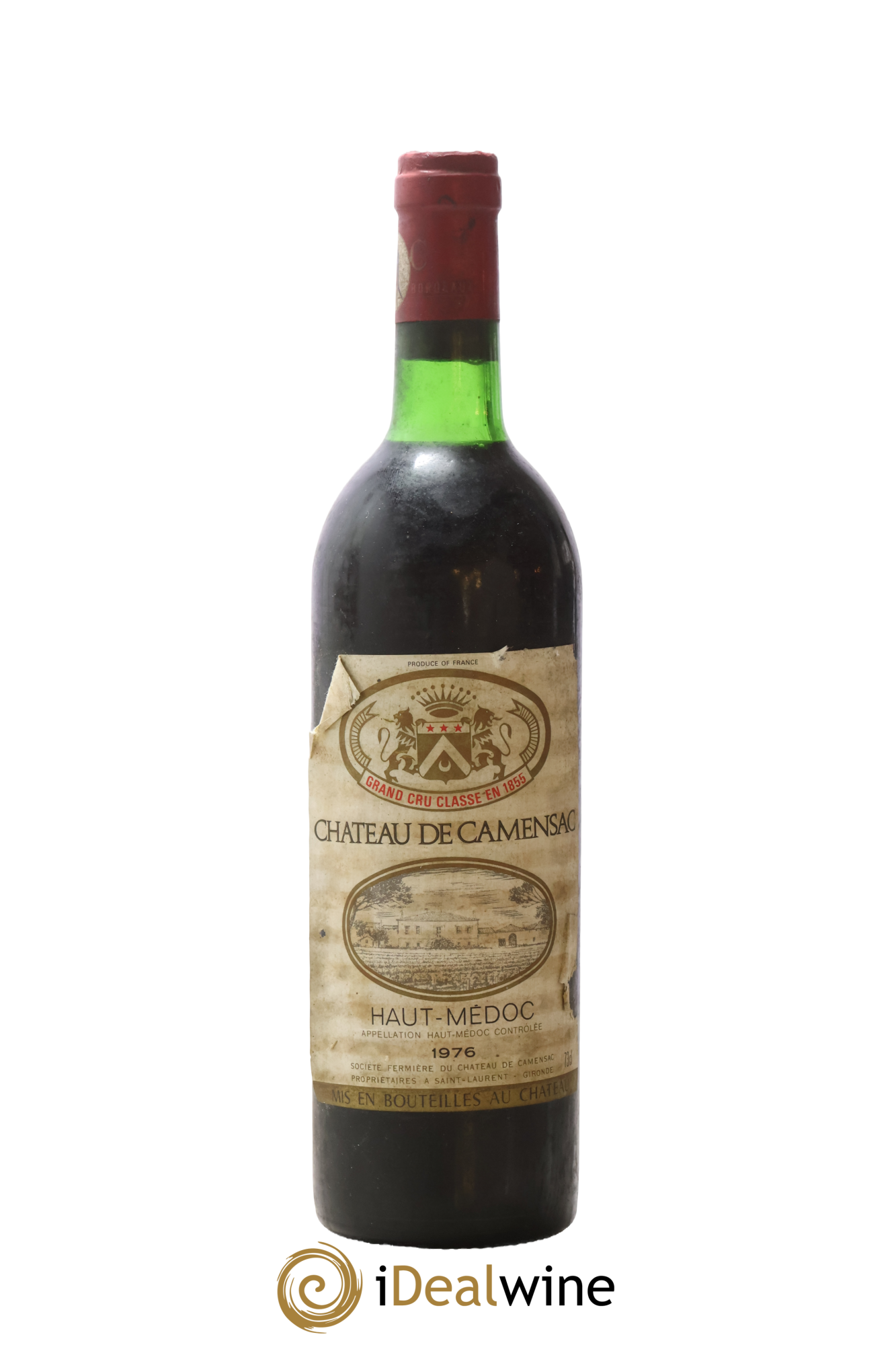 Château Camensac 5ème Grand Cru Classé 1976 - Lot de 1 bouteille - 0