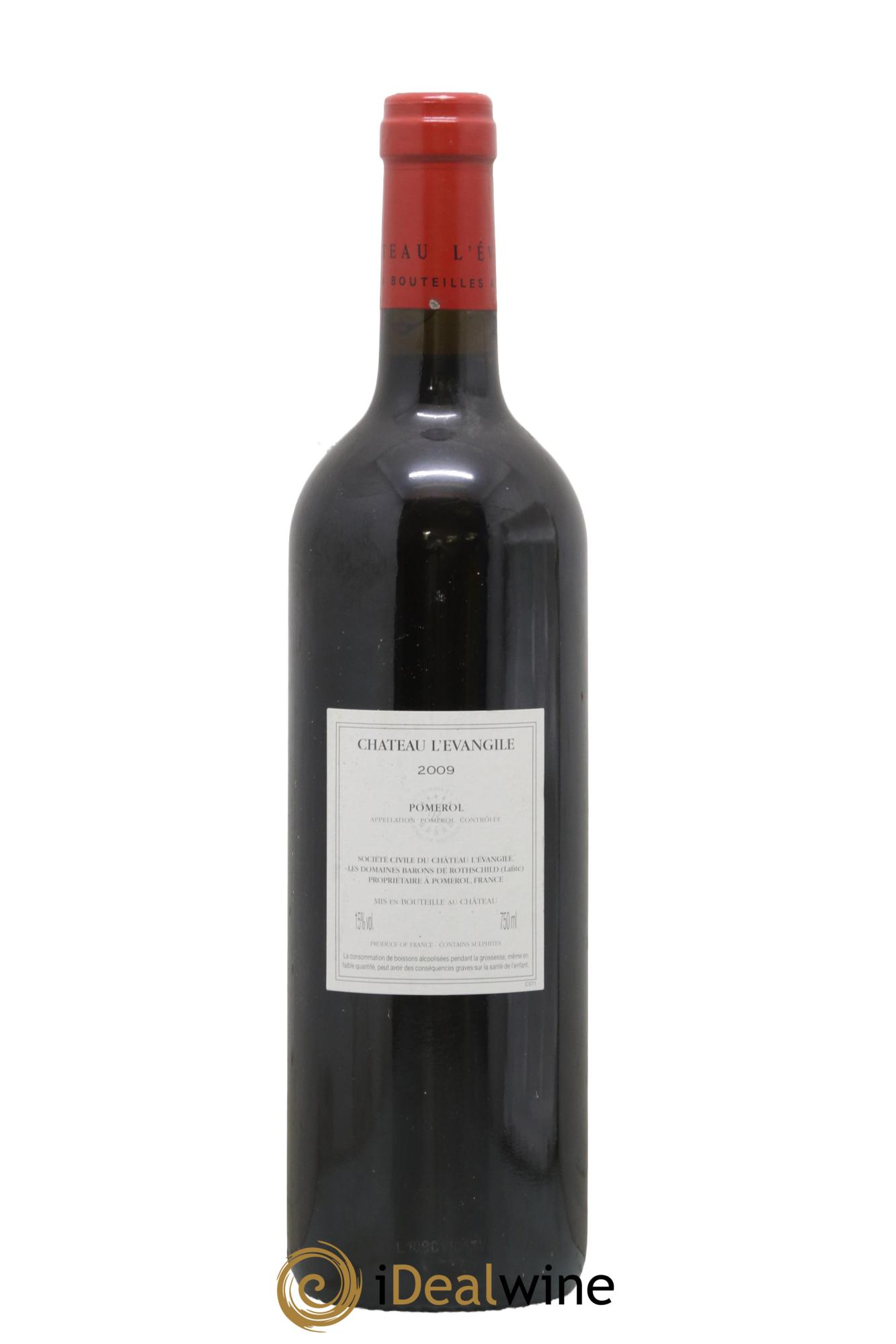 Château l' Évangile 2009 - Lot de 1 bouteille - 1