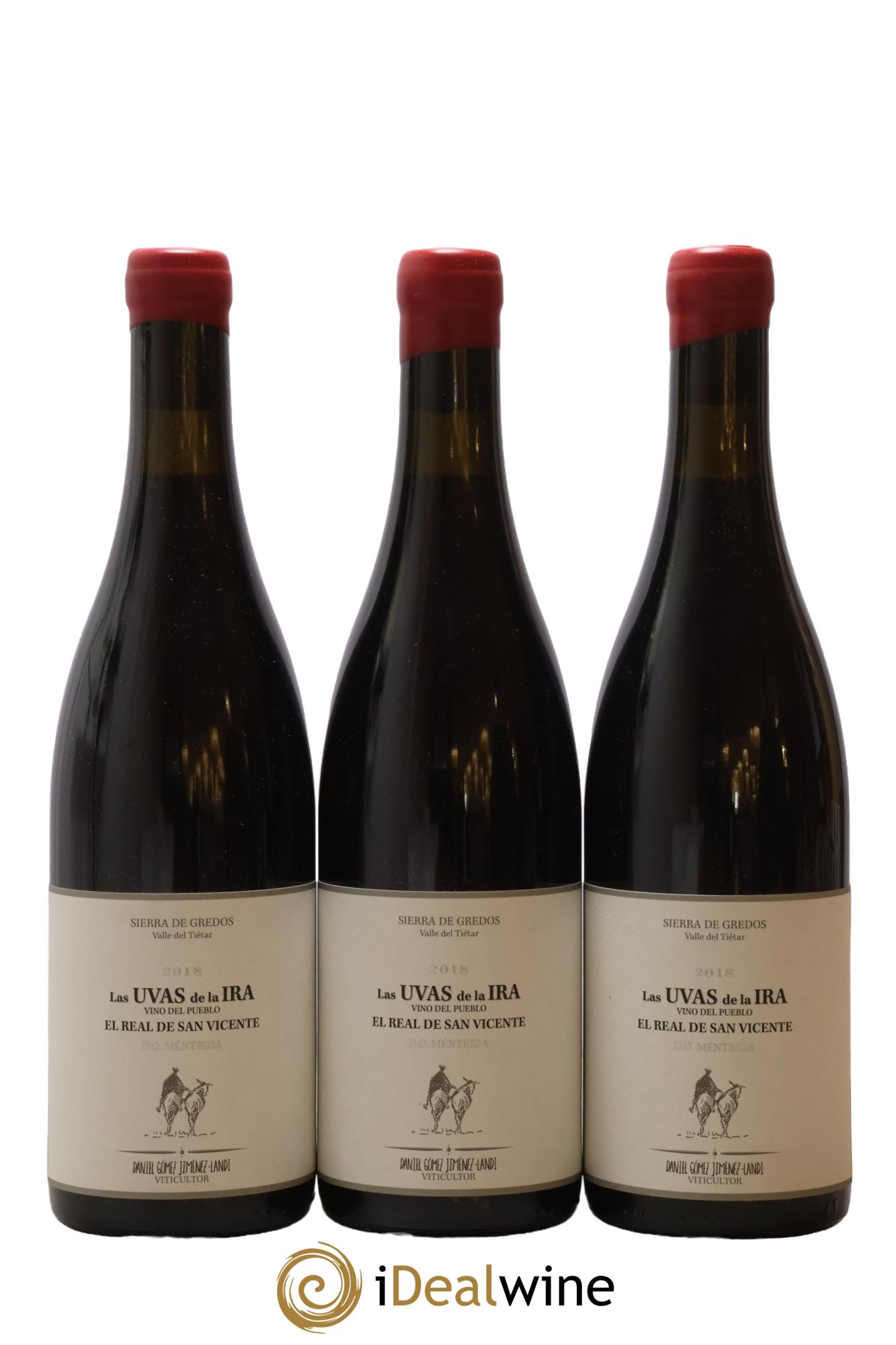 Méntrida DO Viticola Mentridana (anciennement Daniel Jimenez-Landi) Las Uvas de la Ira 2018 - Lot de 3 bouteilles - 0