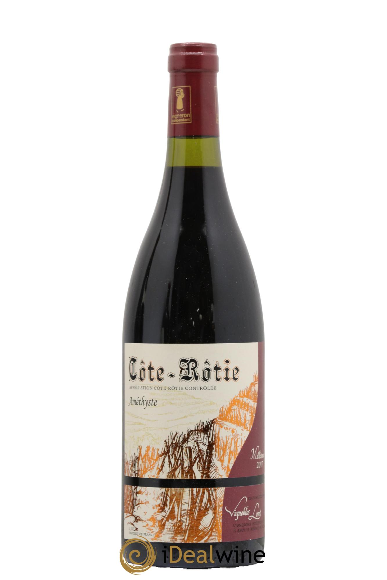 Côte-Rôtie Améthyste Vignobles Levet 2017 - Lot de 1 bouteille - 0