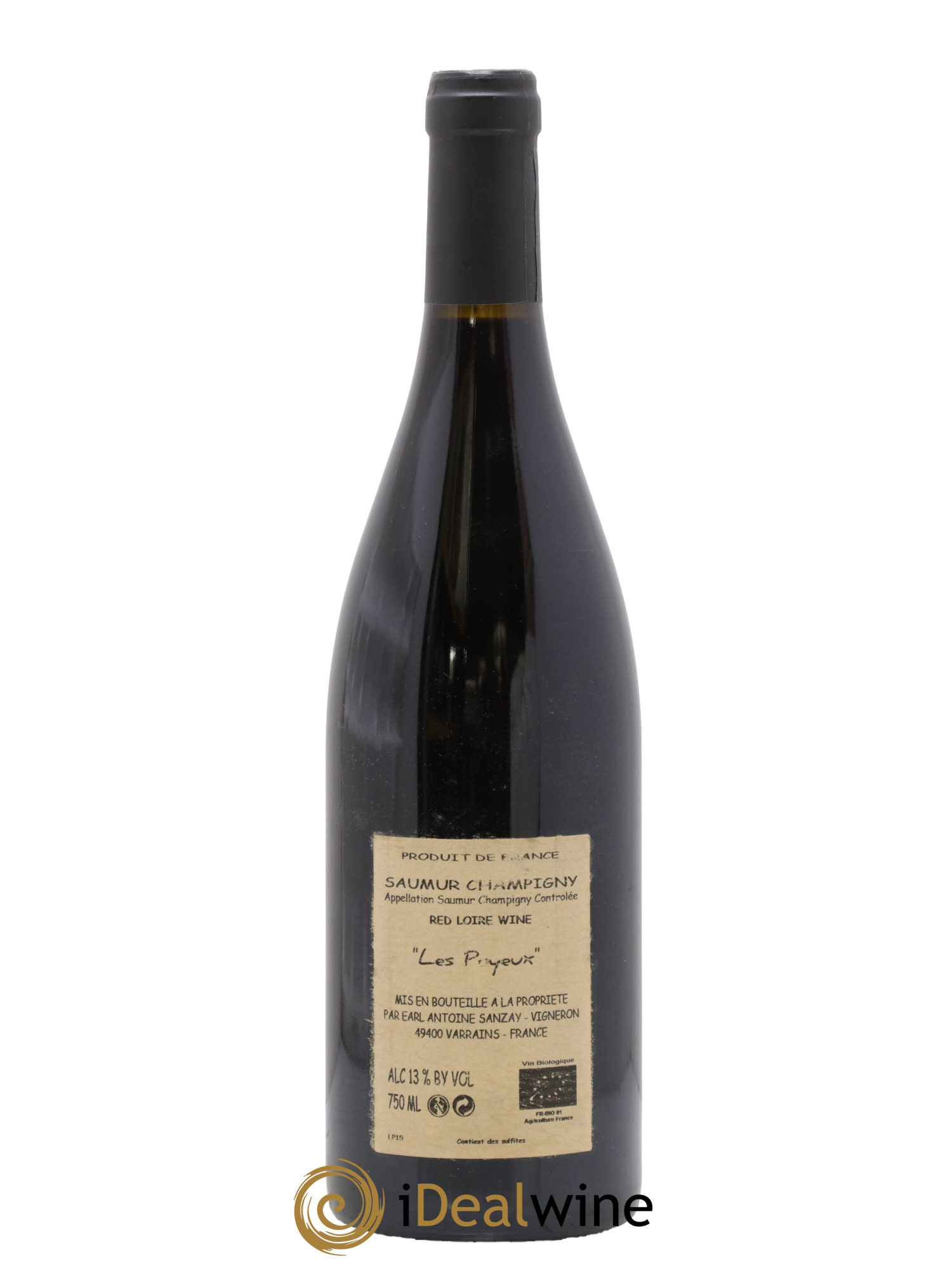 Saumur-Champigny Les Poyeux Antoine Sanzay 2015 - Lot de 1 bouteille - 1