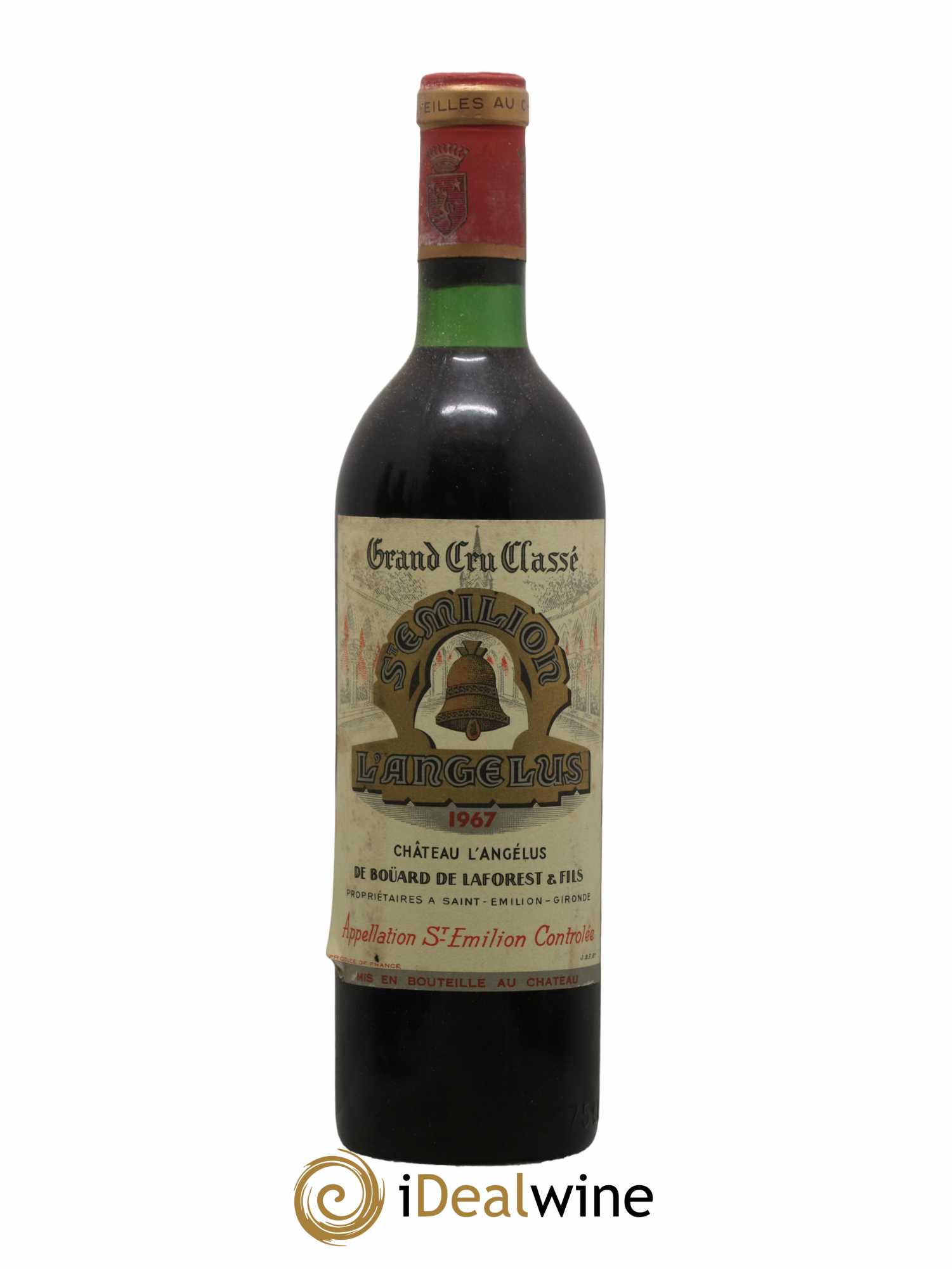 Château Angélus 1er Grand Cru Classé A 1967 - Lot de 1 bouteille - 0