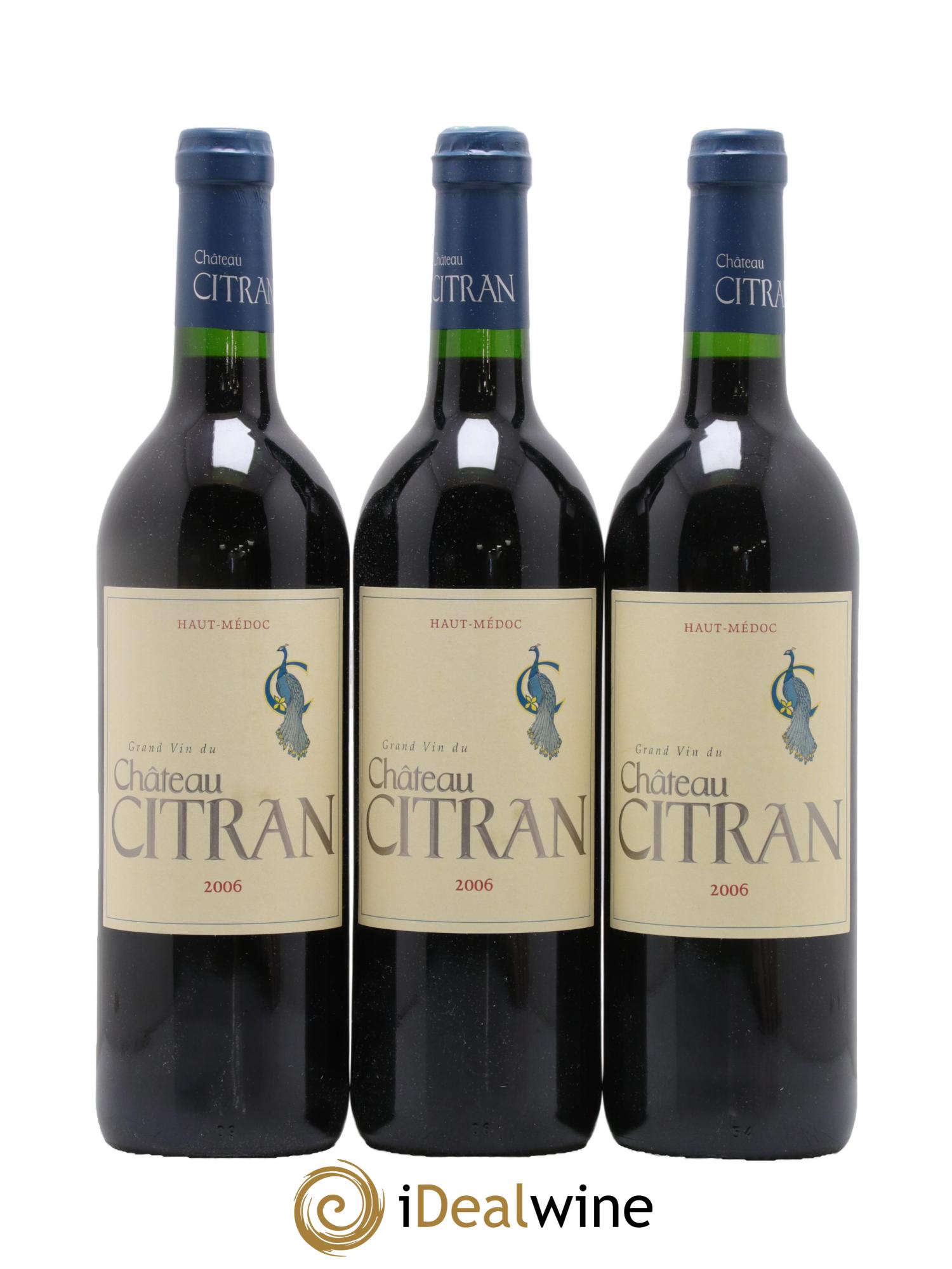 Château Citran Cru Bourgeois  2006 - Lot of 6 bottles - 1