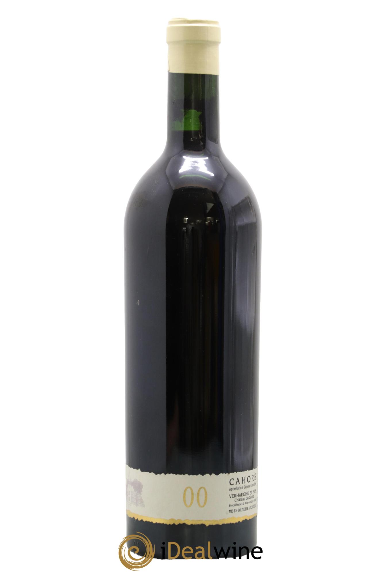 Cahors Château du Cèdre GC Pascal et Jean-Marc Verhaeghe 2000 - Posten von 1 Flasche - 1