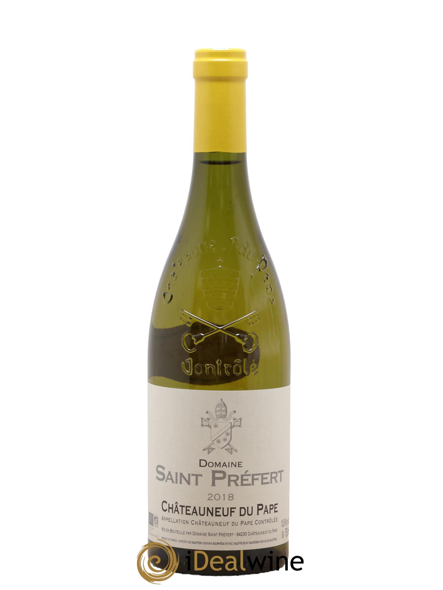 Châteauneuf-du-Pape Domaine de Saint Préfert 2018 - Lot de 1 bouteille - 0