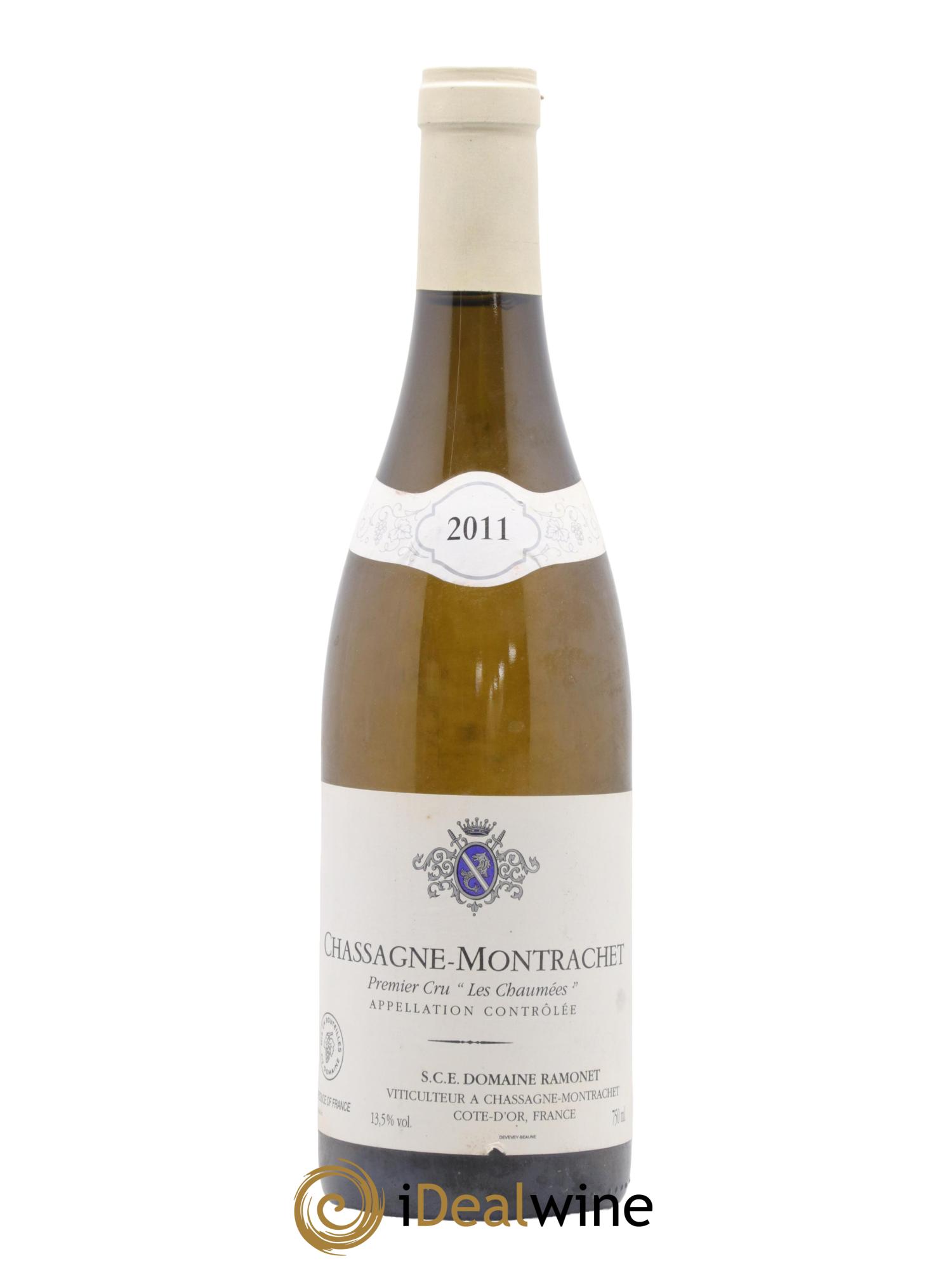 Chassagne-Montrachet 1er Cru Les Chaumées Ramonet (Domaine) 2011 - Lot de 1 bouteille - 0