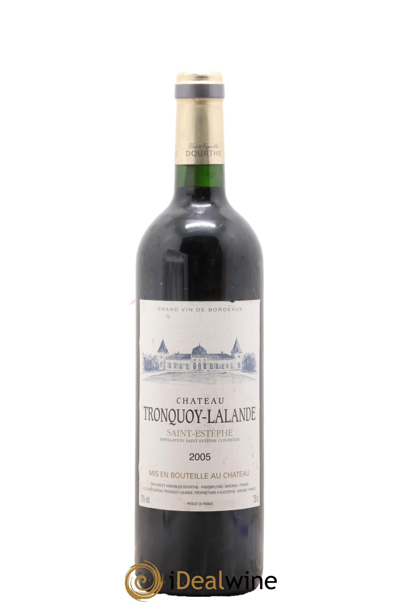 Château Tronquoy Lalande 2005 - Lot de 1 bouteille - 0