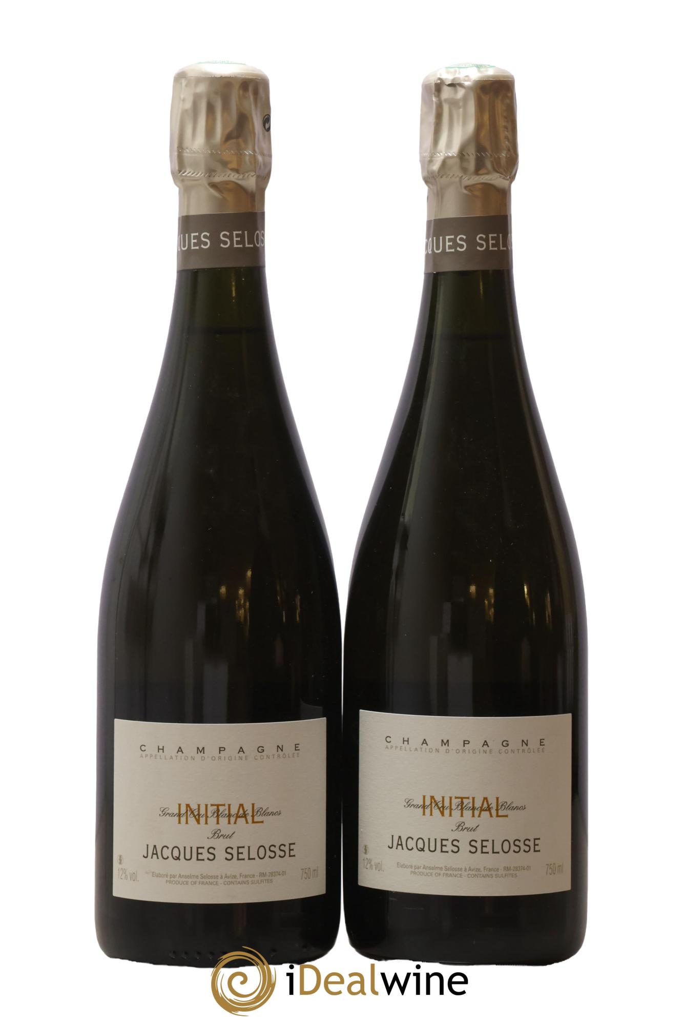 Initial Brut Jacques Selosse - Lot de 2 bouteilles - 0