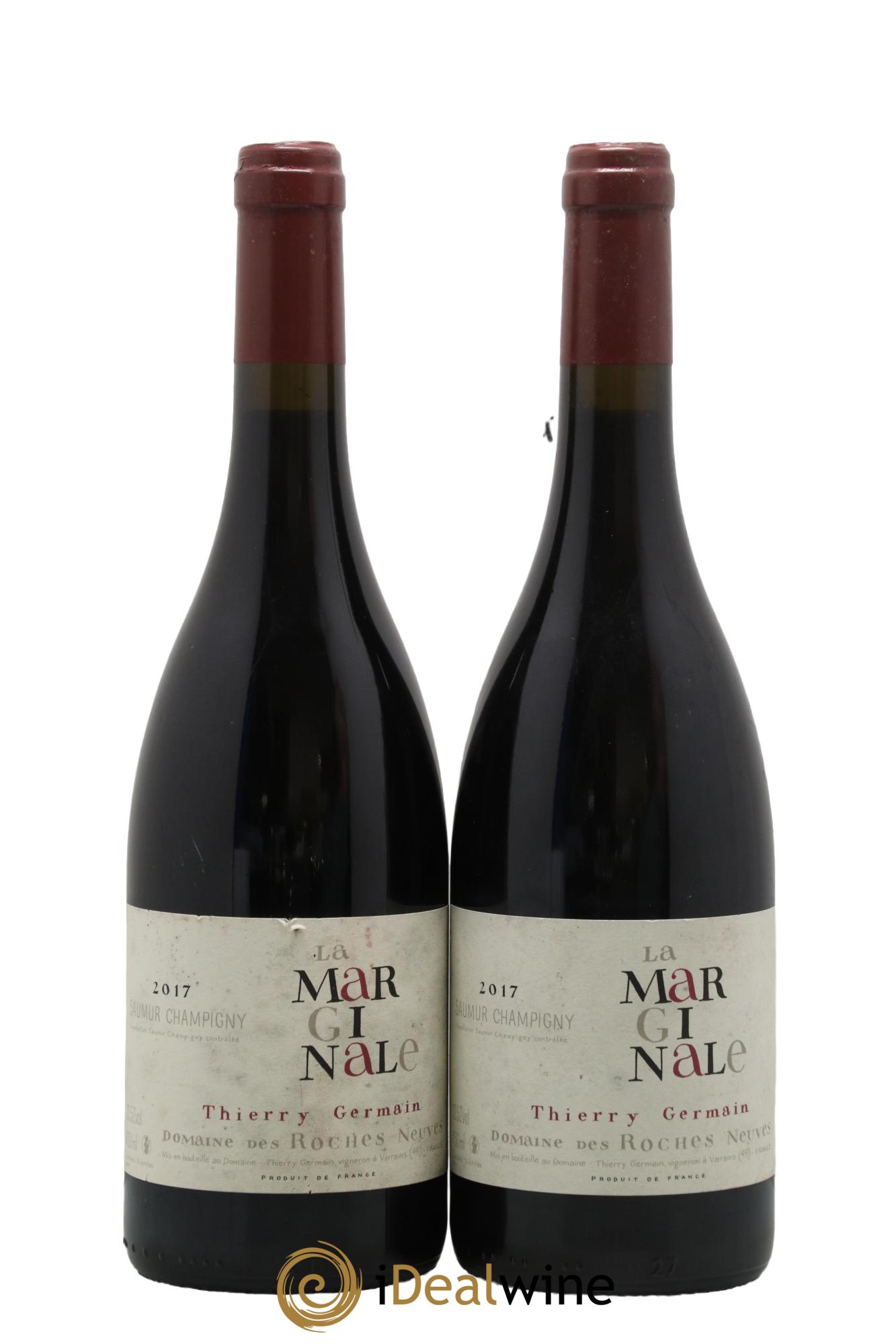 Saumur-Champigny La Marginale Domaine des Roches Neuves - Thierry Germain 2017 - Lot de 2 bouteilles - 0