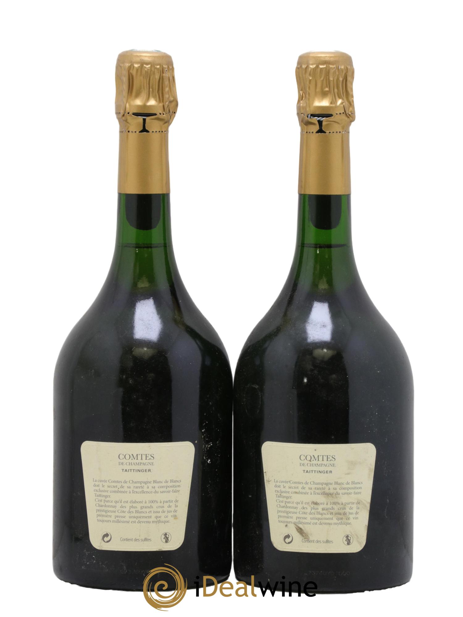 Comtes de Champagne Taittinger 1998 - Lot de 2 bouteilles - 1