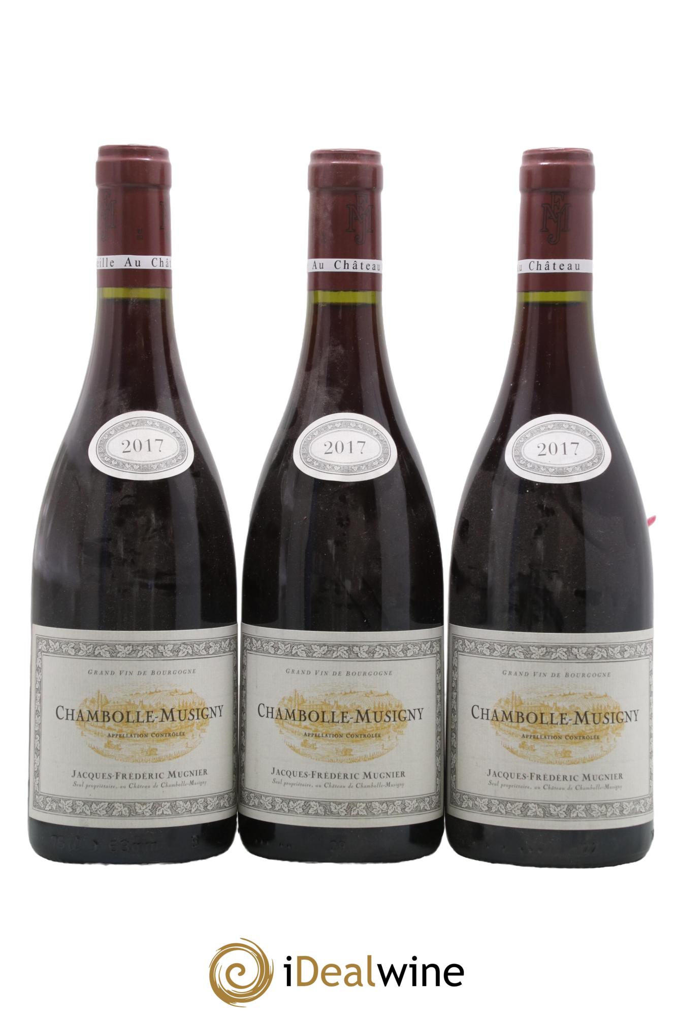 Chambolle-Musigny Jacques-Frédéric Mugnier 2017 - Lotto di 3 bottiglie - 0