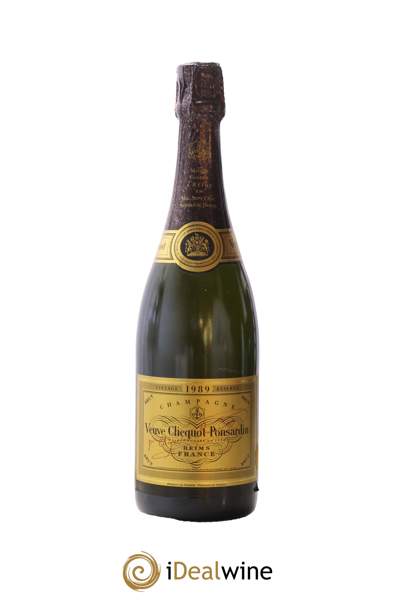 Brut Millésimé Veuve Clicquot 1989 - Lot de 1 bouteille - 0