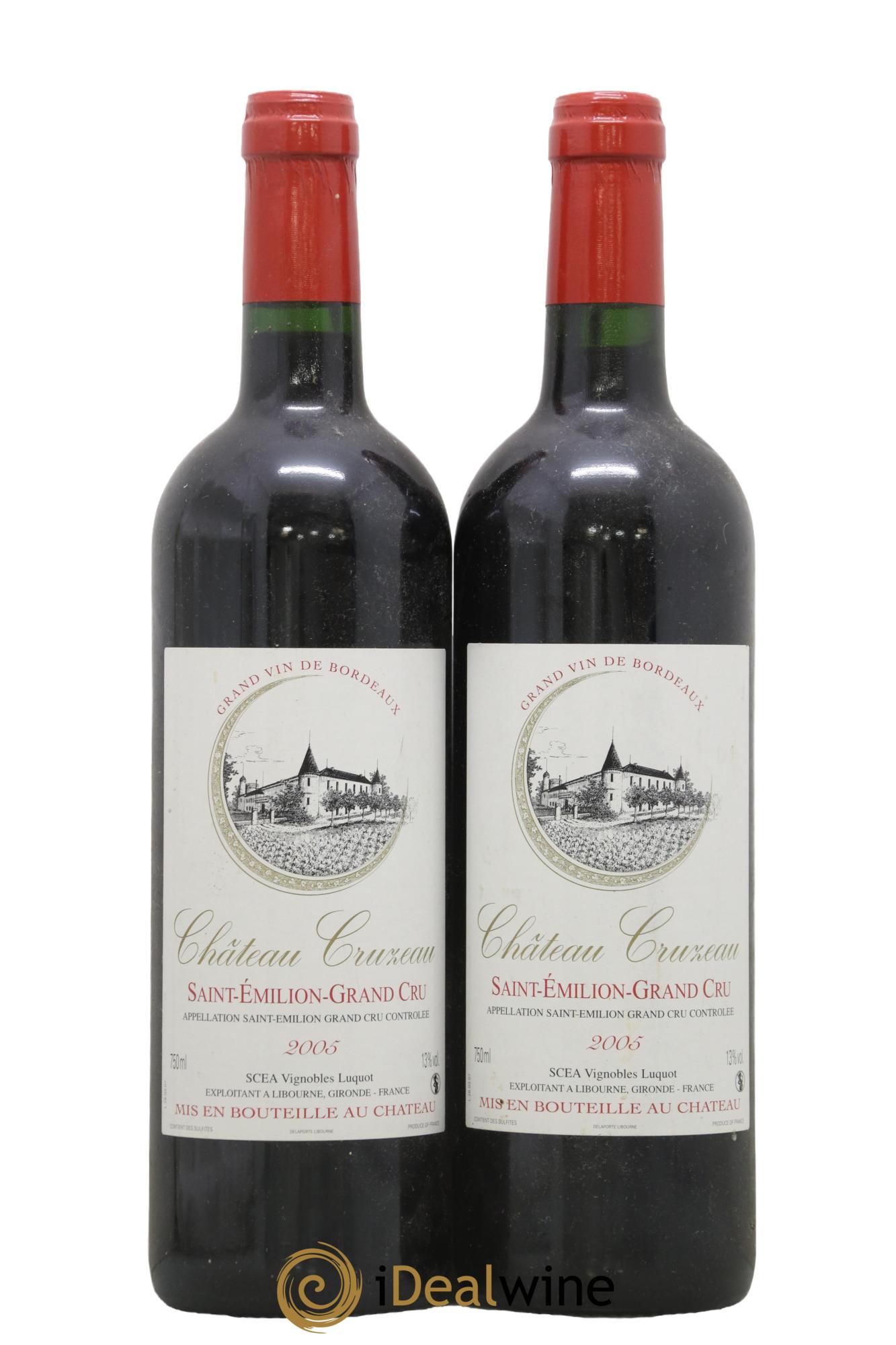 Château Cruzeau 2005 - Posten von 2 Flaschen - 0