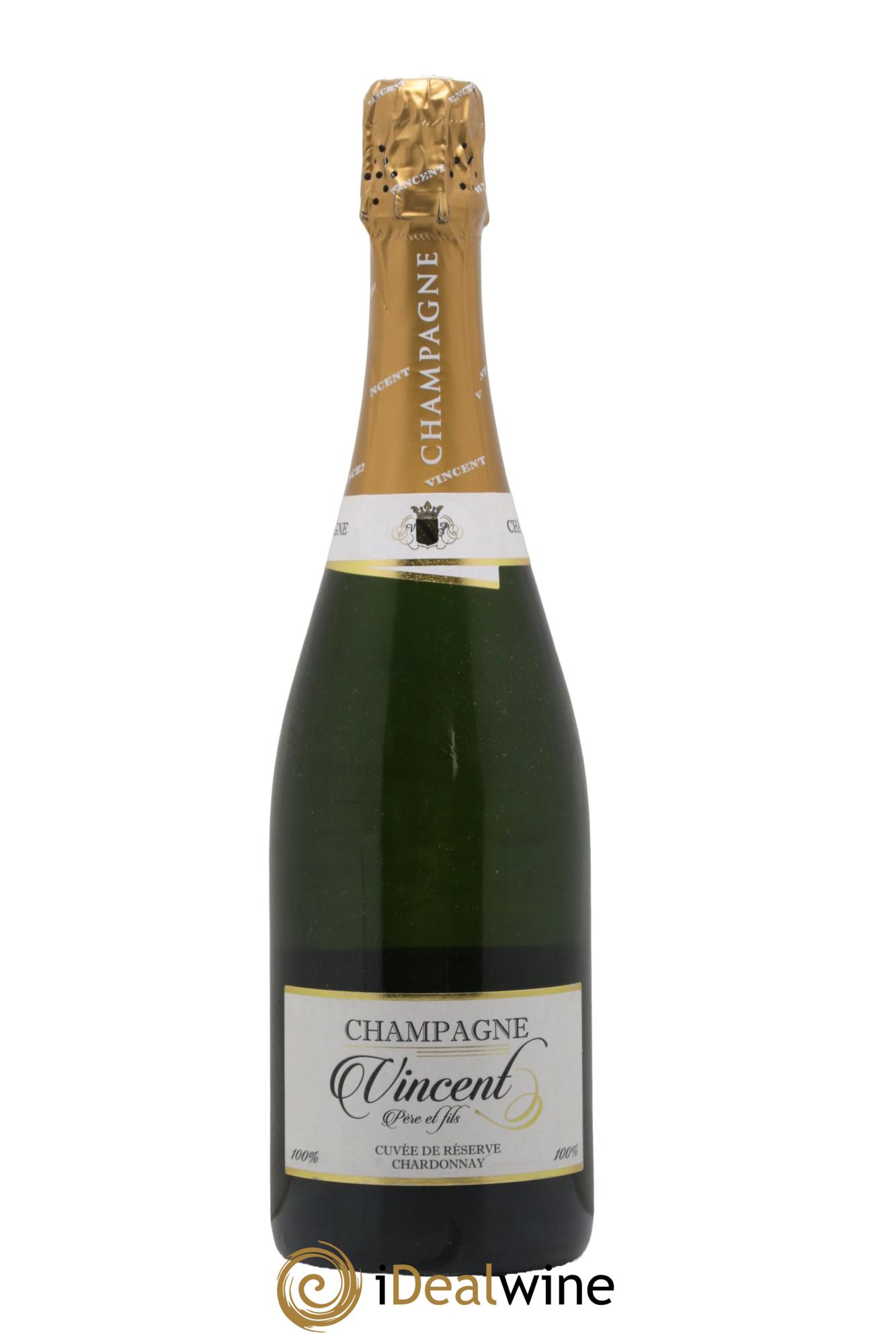 Champagne Brut Cuvée de Réserve Maison Vincent - Lot de 1 bouteille - 0