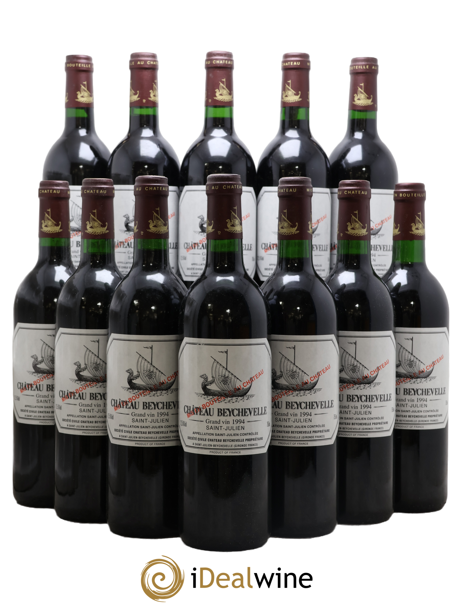 Château Beychevelle 4ème Grand Cru Classé 1994 - Lot de 12 bouteilles - 0