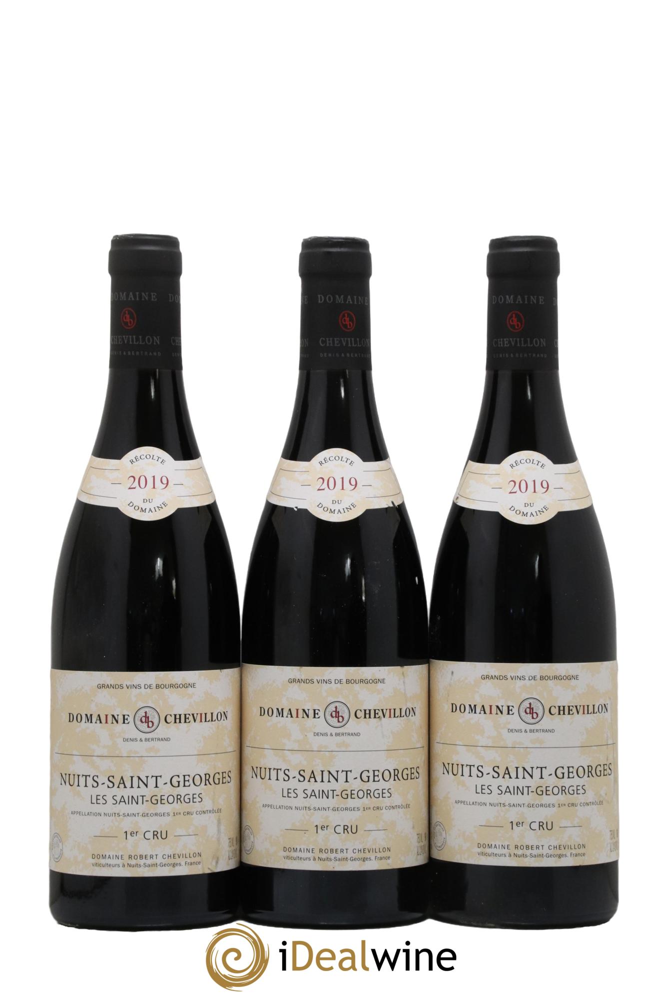 Nuits-Saint-Georges 1er Cru Les Saint Georges Robert Chevillon 2019 - Lot de 3 bouteilles - 0