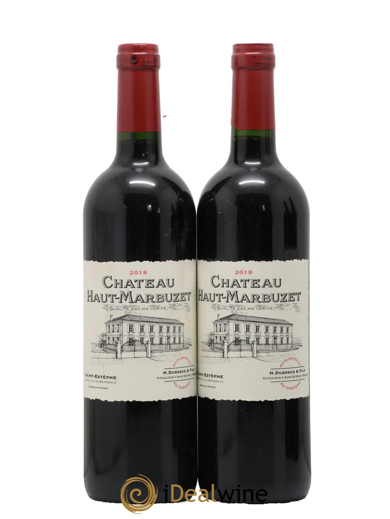 Château Haut Marbuzet 2018 - Lot de 2 bouteilles - 0