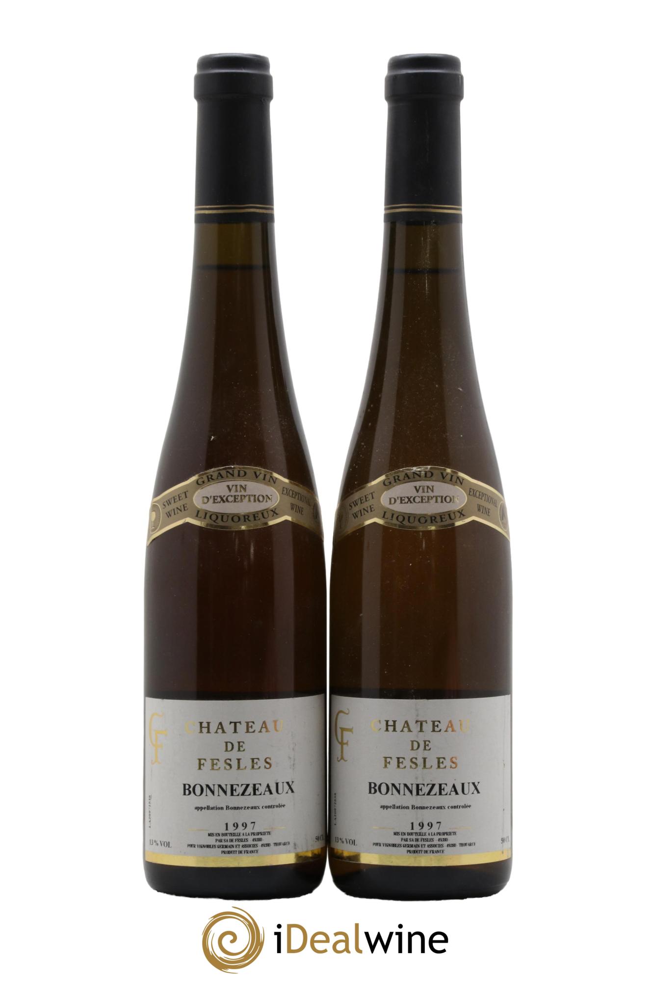Bonnezeaux Château de Fesles 1997 - Lot de 2 format 50cls - 0
