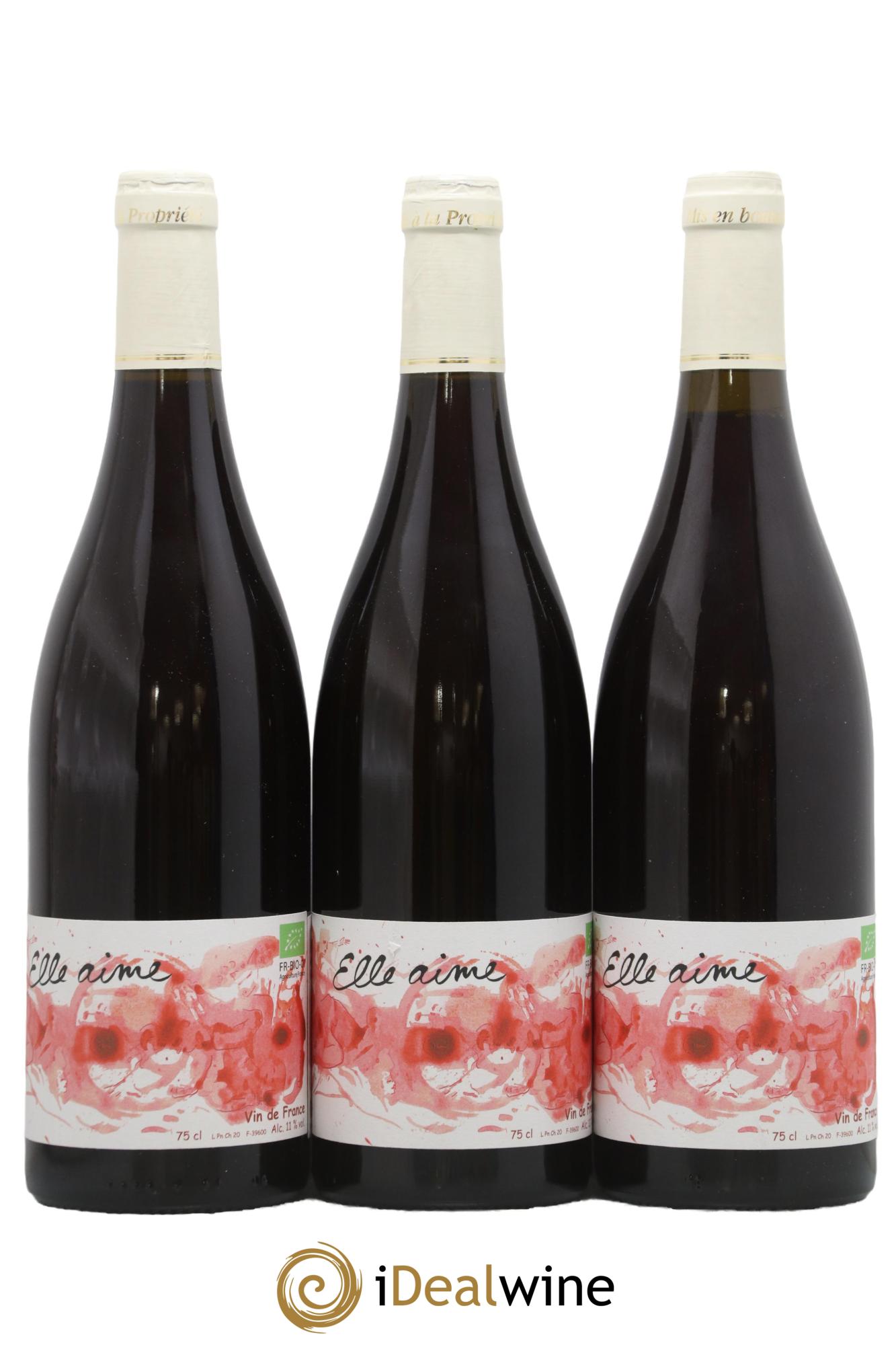 Vin de France Elle Aime Domaine de L'Octavin - Alice Bouvot 2020 - Posten von 3 Flaschen - 0