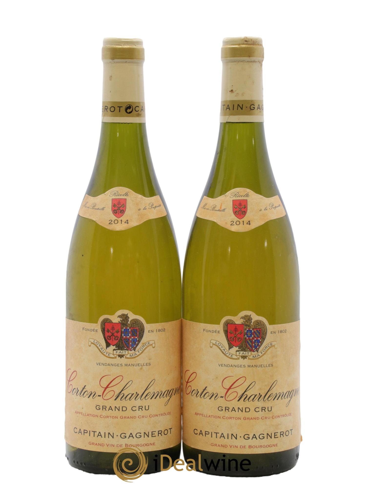 Corton-Charlemagne Grand Cru Capitain-Gagnerot 2014 - Lot de 2 bouteilles - 0