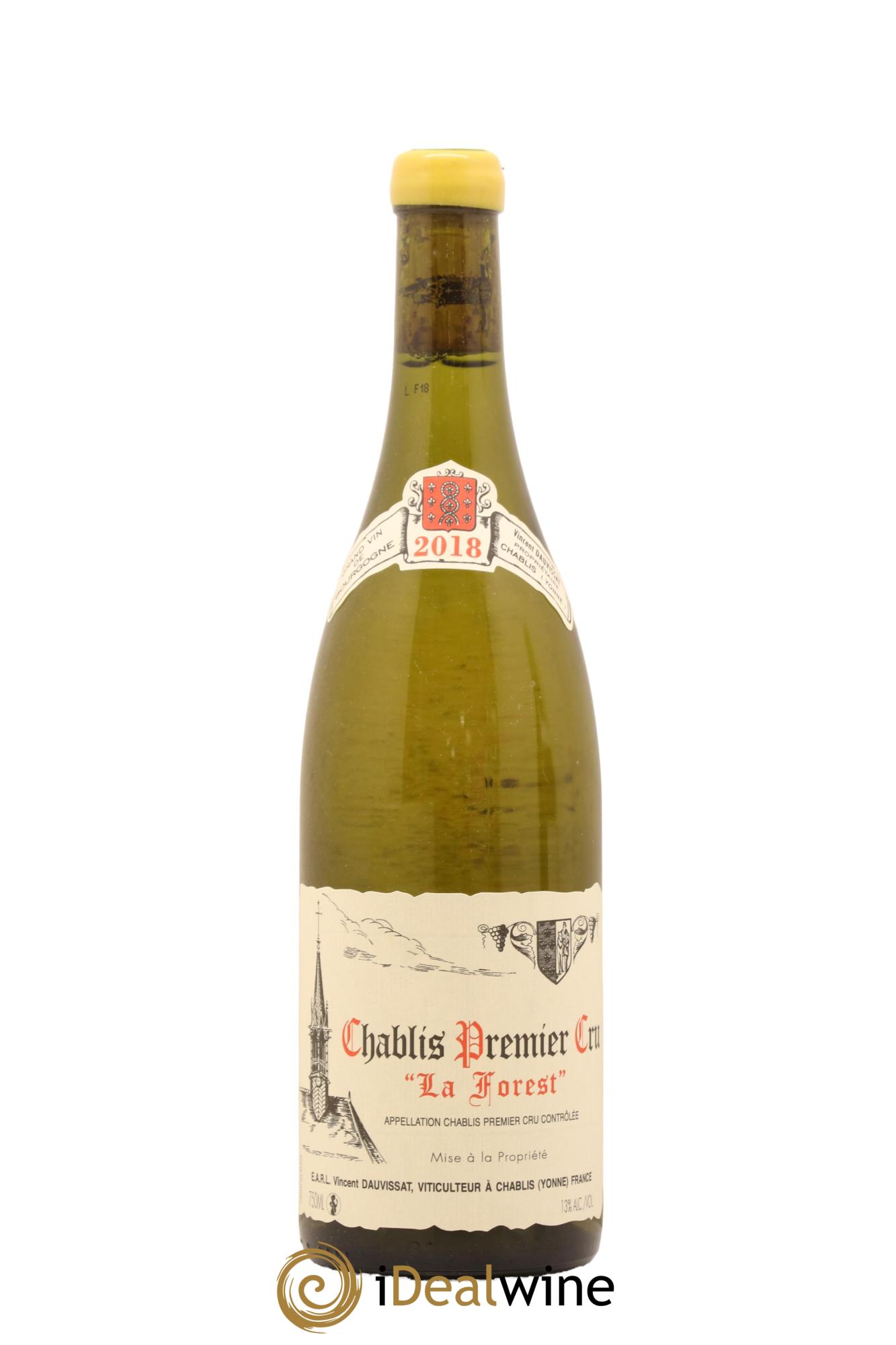 Chablis 1er Cru La Forest Vincent Dauvissat (Domaine) 2018 - Lot de 1 bouteille - 0