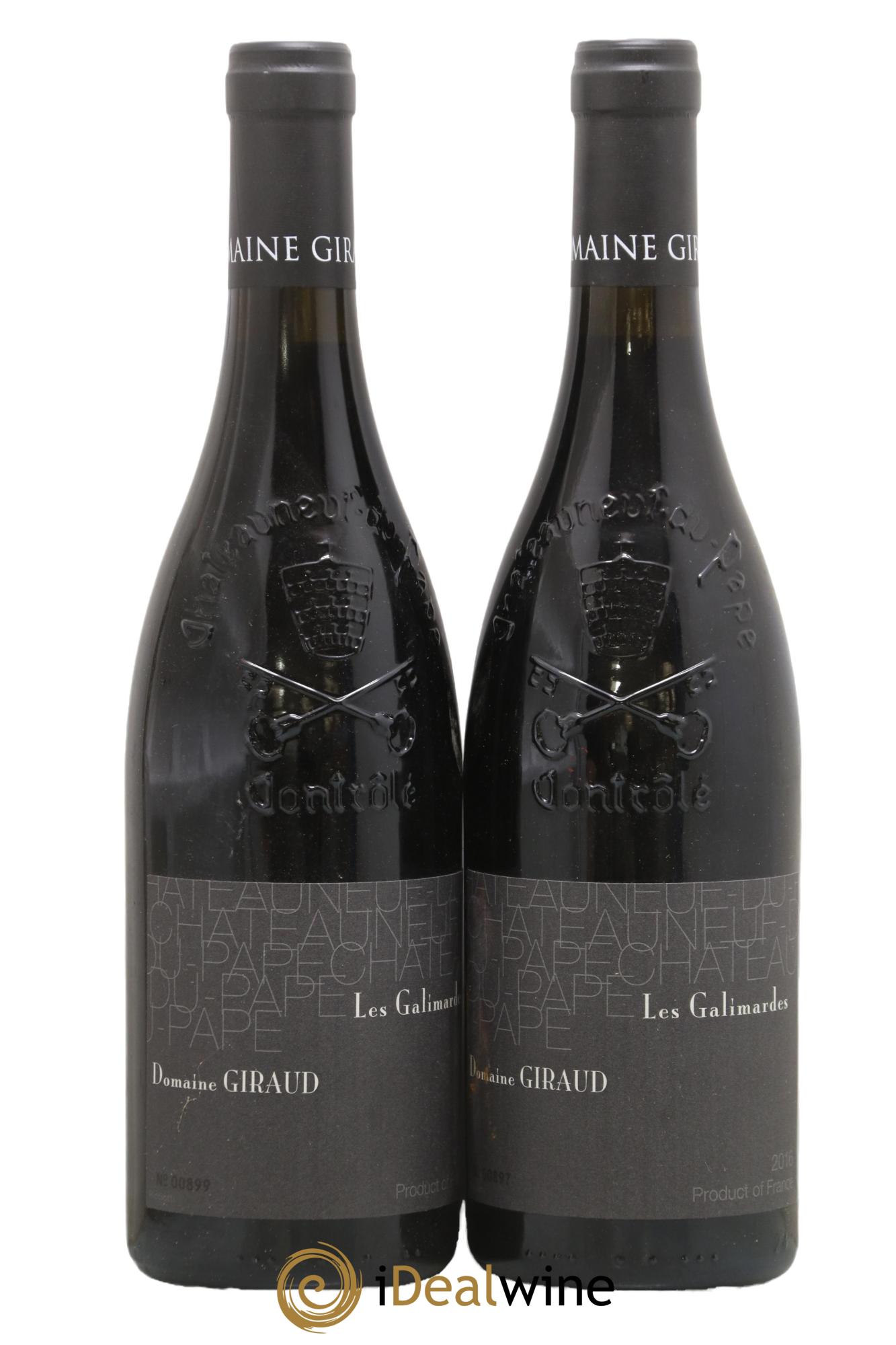 Châteauneuf-du-Pape Les Gallimardes Giraud (Domaine) 2016 - Lotto di 2 bottiglie - 0