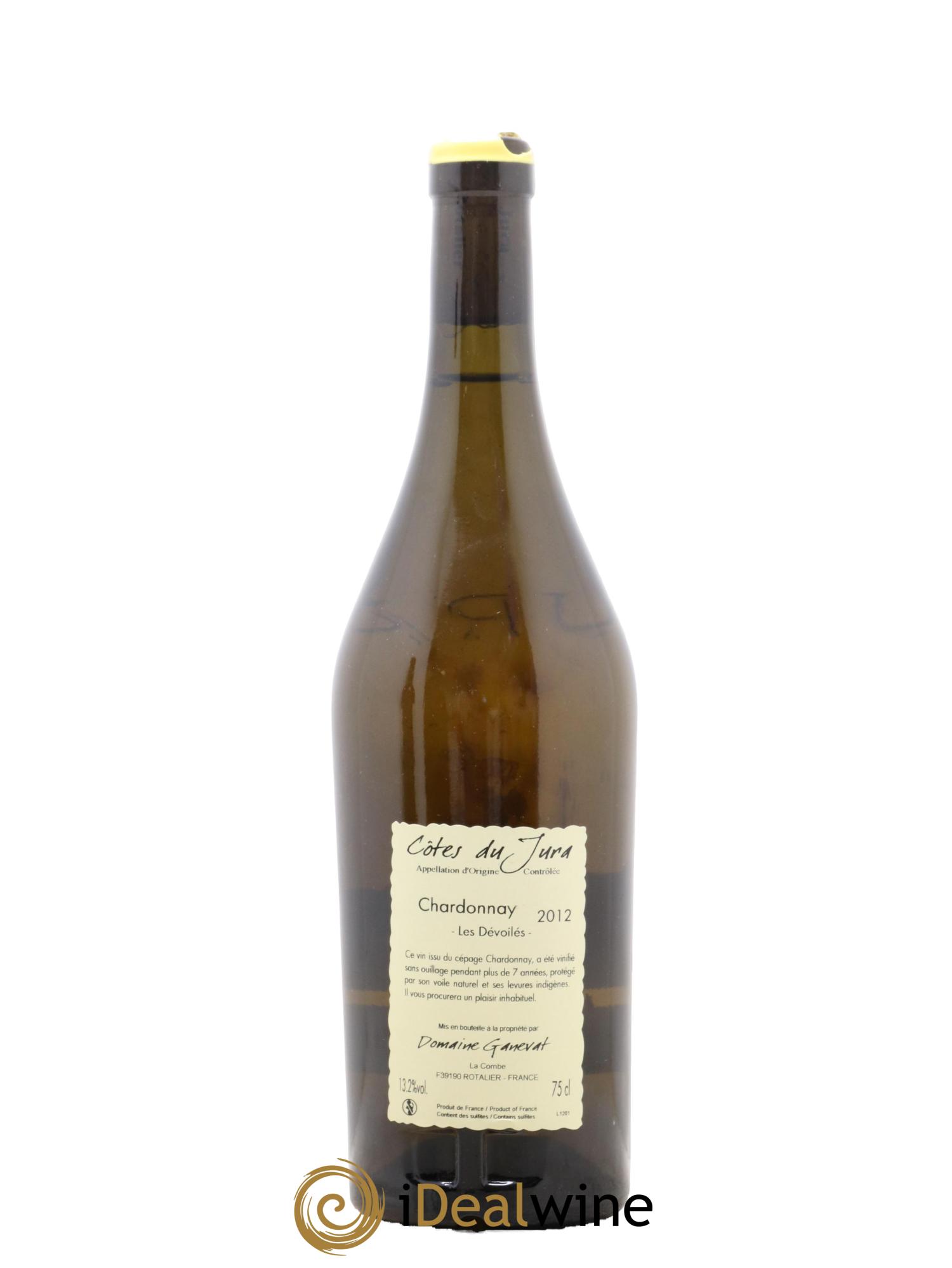 Côtes du Jura Les Dévoilés Jean-François Ganevat (Domaine) 2012 - Lot de 1 bouteille - 1