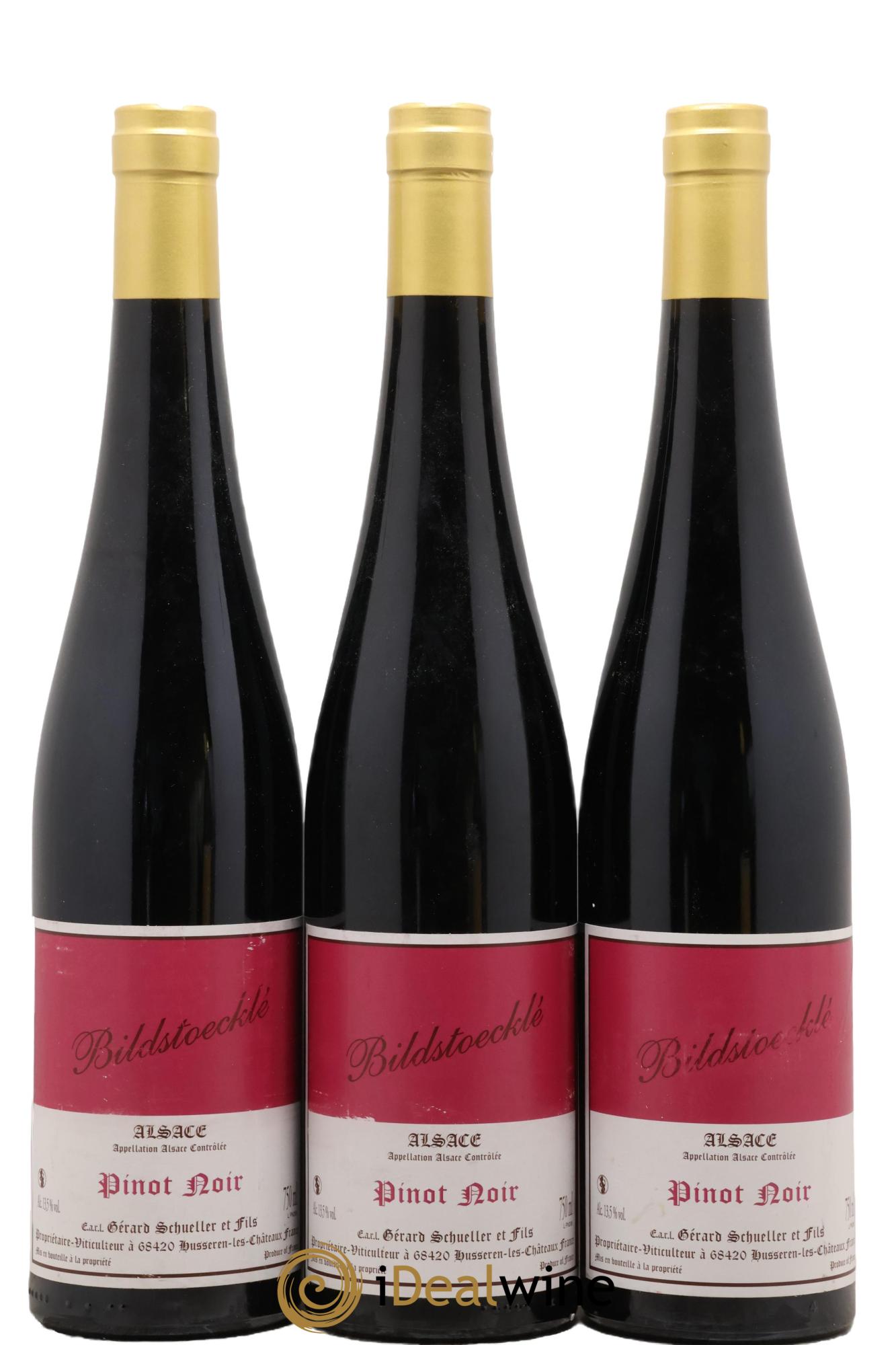 Alsace Pinot Noir Bildstoeckle Gérard Schueller (Domaine) 2022 - Posten von 3 Flaschen - 0