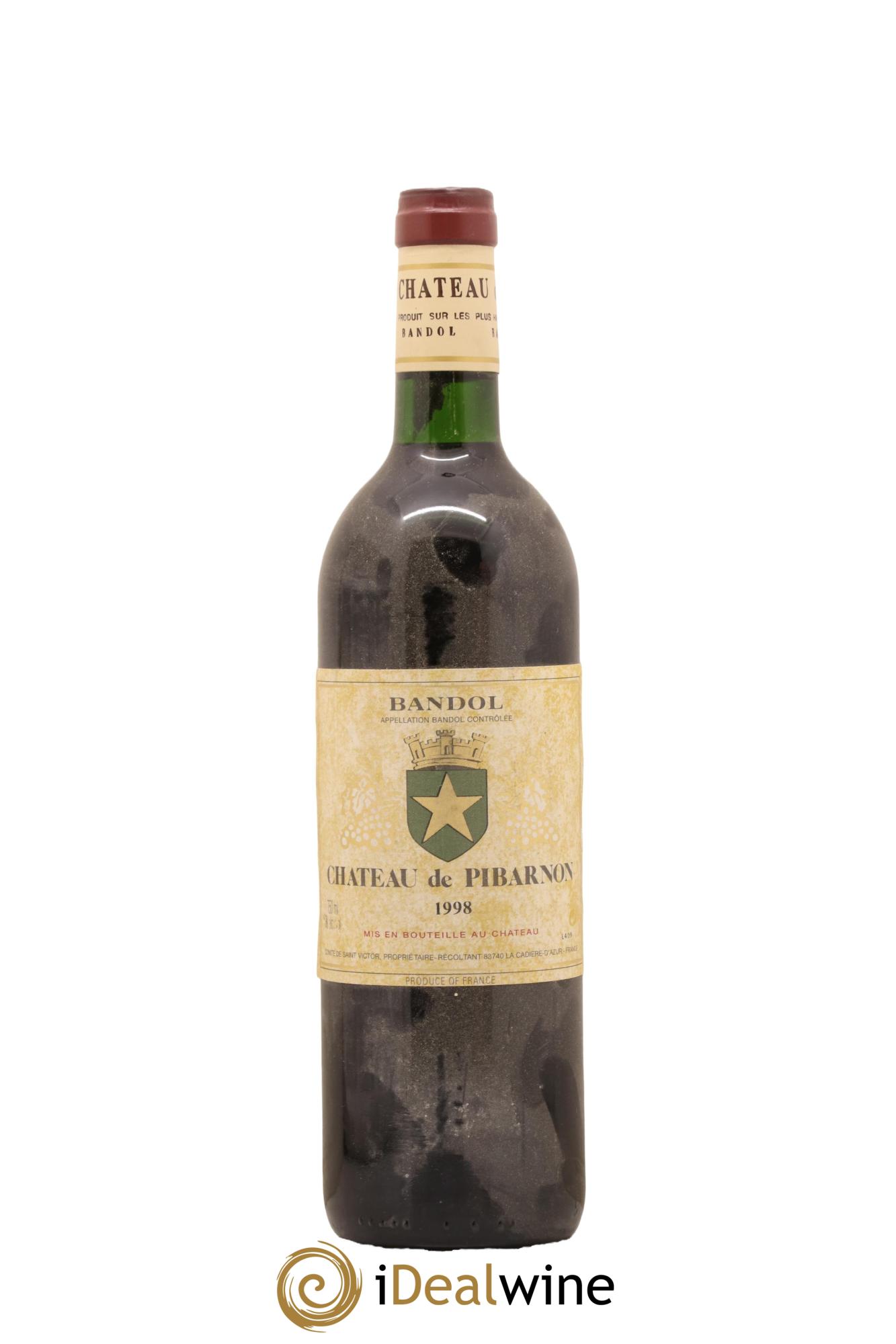Bandol Château de Pibarnon Comte de Saint-Victor 1998 - Lot de 1 bouteille - 0