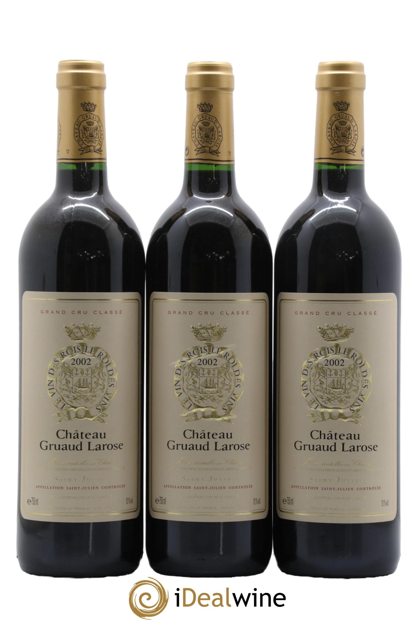 Château Gruaud Larose 2ème Grand Cru Classé 2002 - Lotto di 12 bottiglie - 1