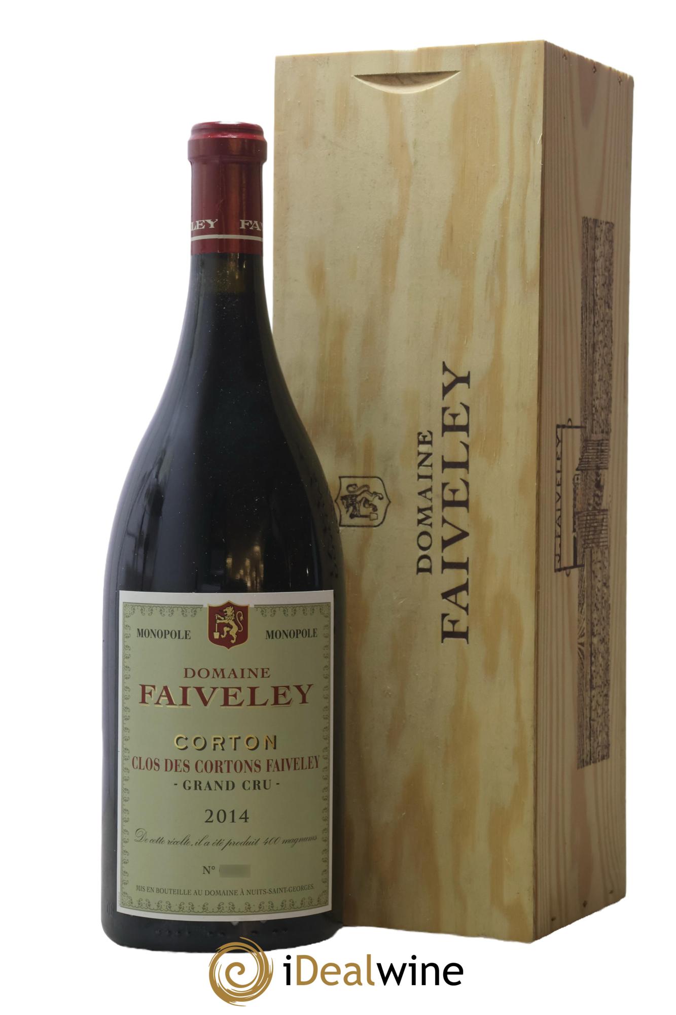 Corton Grand Cru Clos des Cortons Faiveley 2014 - Lot de 1 magnum - 0