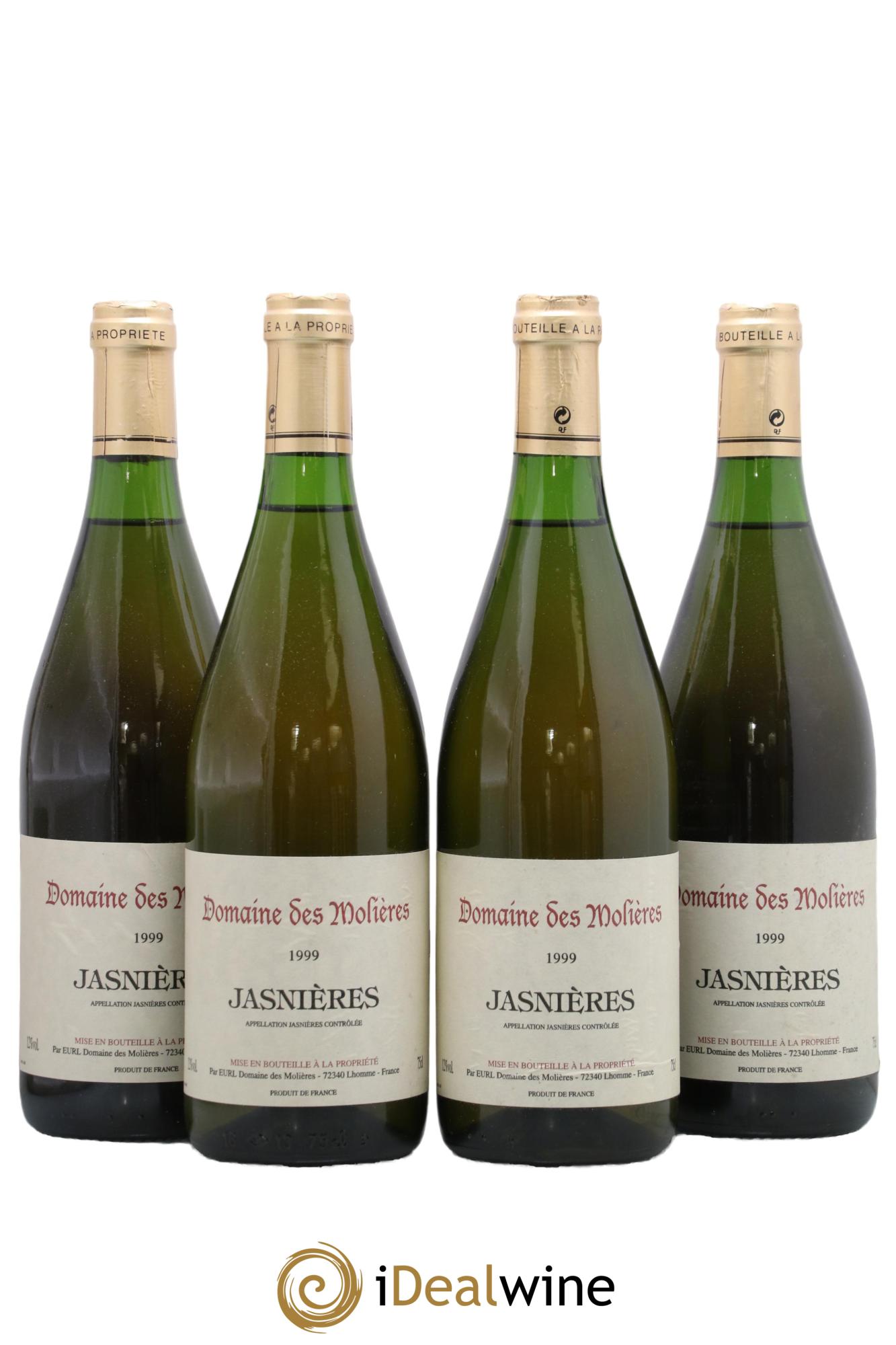 Jasnières Domaine Des Molieres 1999 - Lot de 4 bouteilles - 0