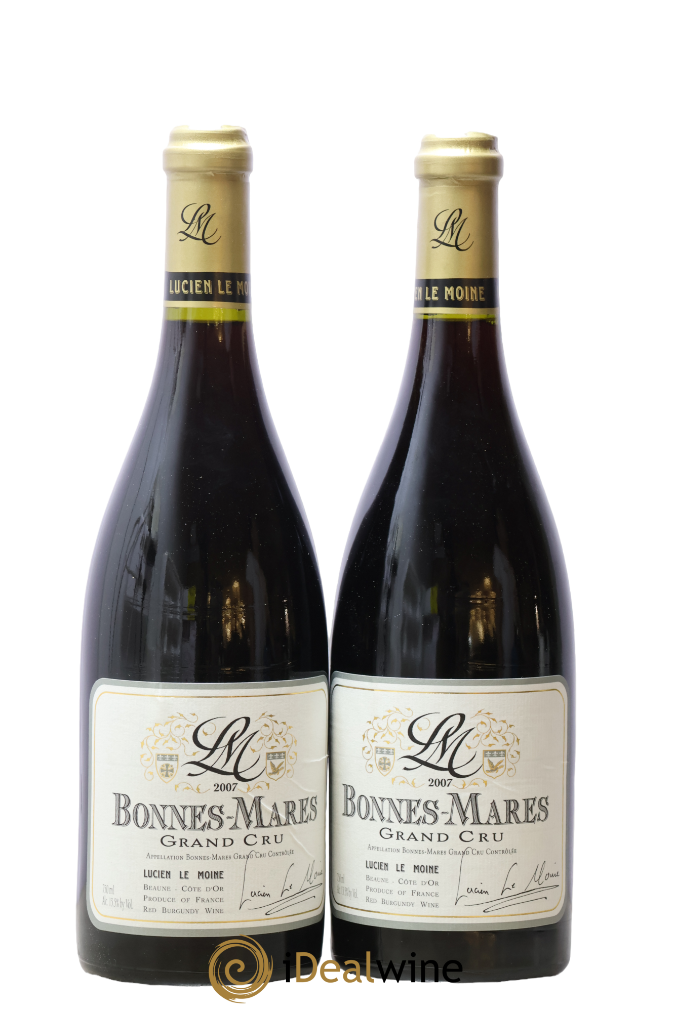 Bonnes-Mares Grand Cru Lucien Le Moine 2007 - Posten von 2 Flaschen - 0