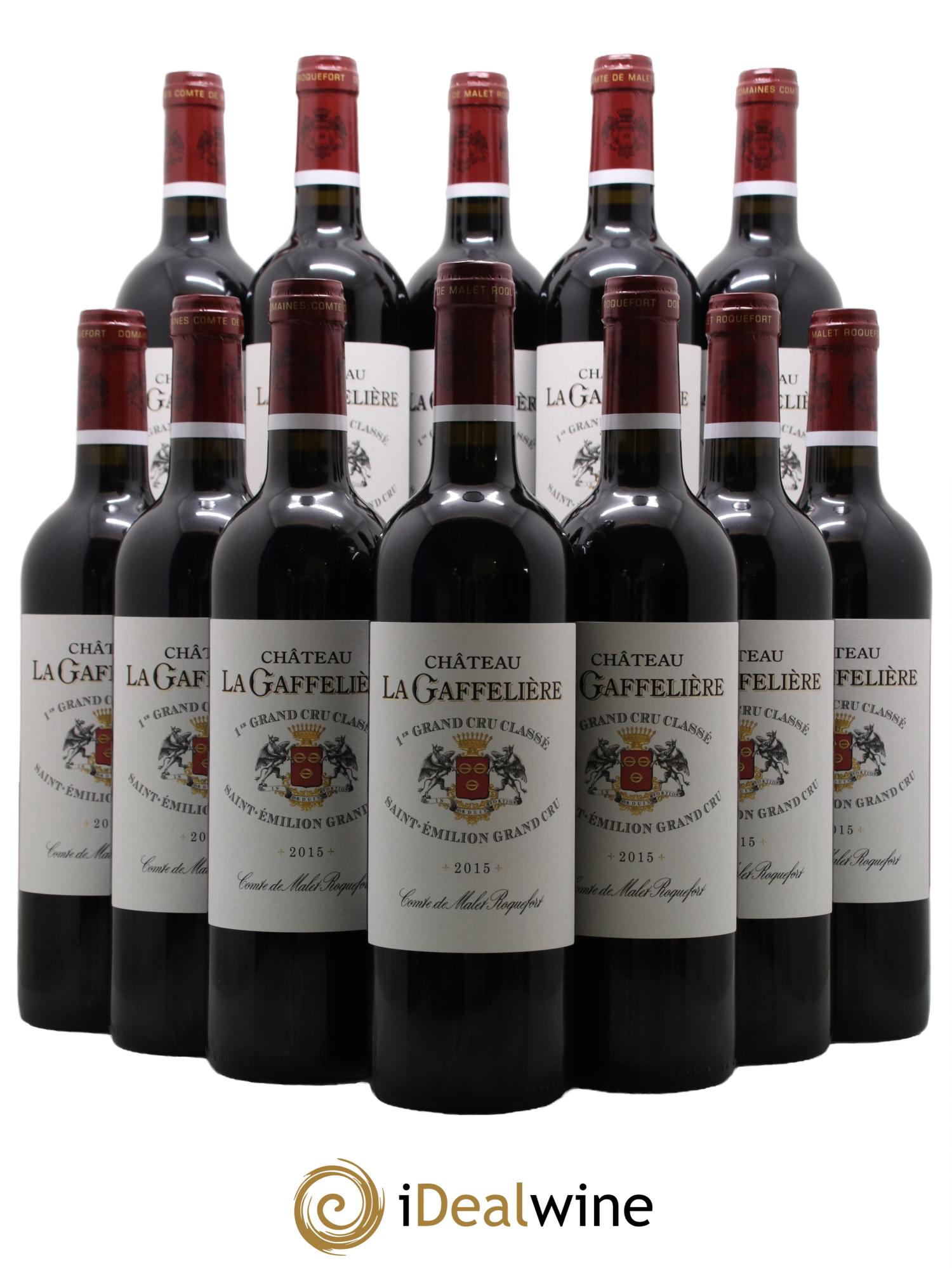 Château la Gaffelière 1er Grand Cru Classé B 2015 - Lot de 12 bouteilles - 0